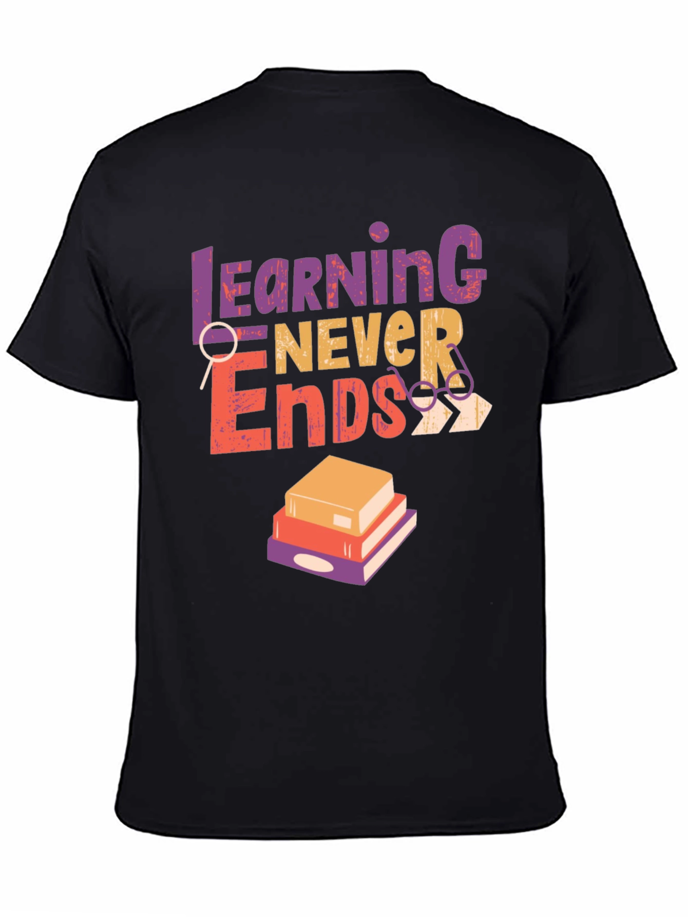 Learning Never Ends Graphic Tee
