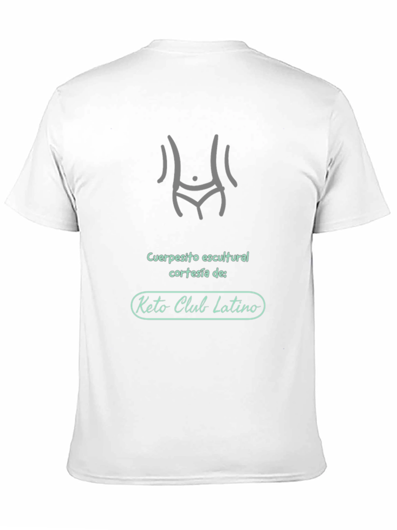 Keto Club Latino Sculpted Body T-Shirt