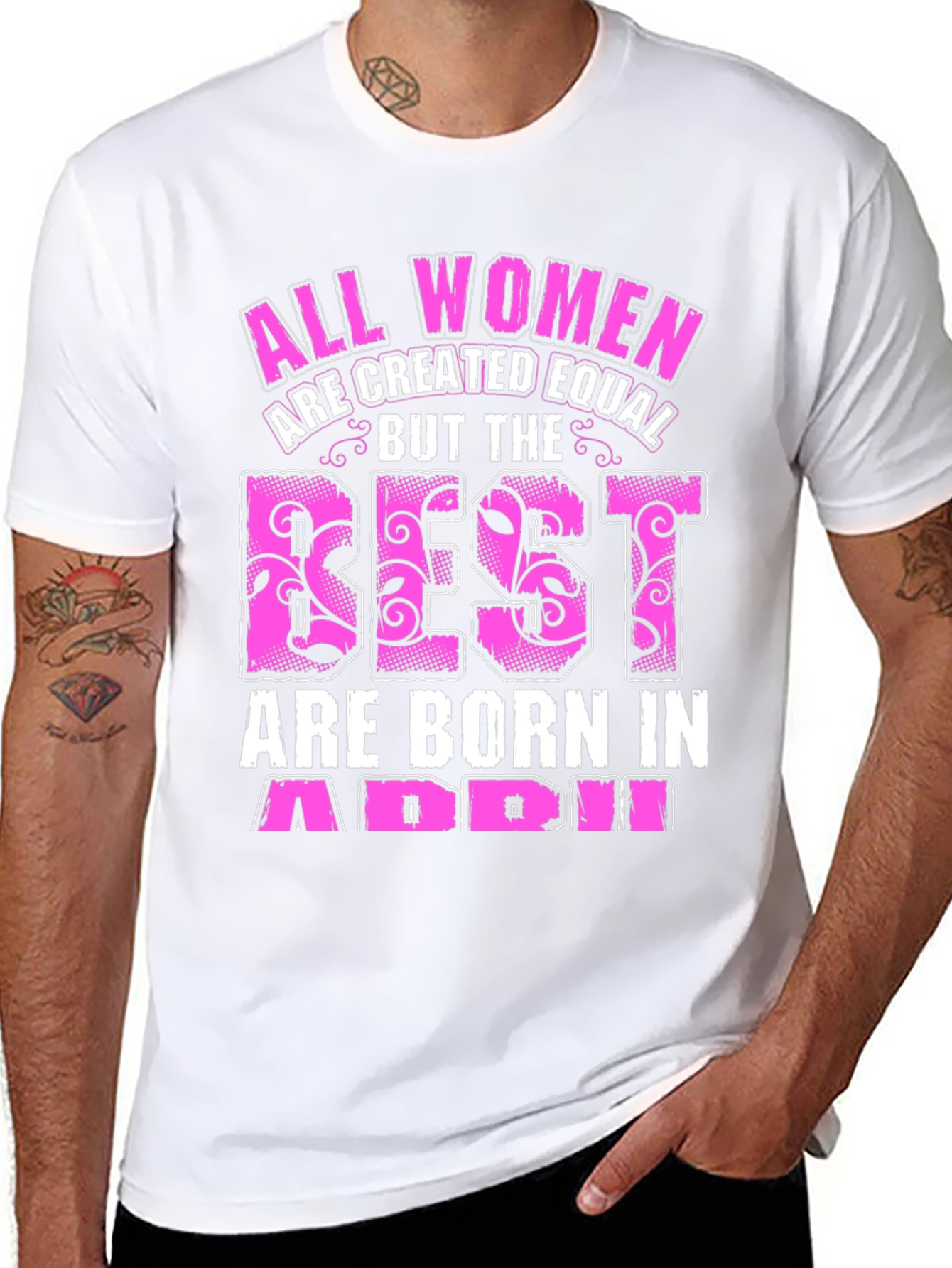 Womens April Birthday T-Shirt
