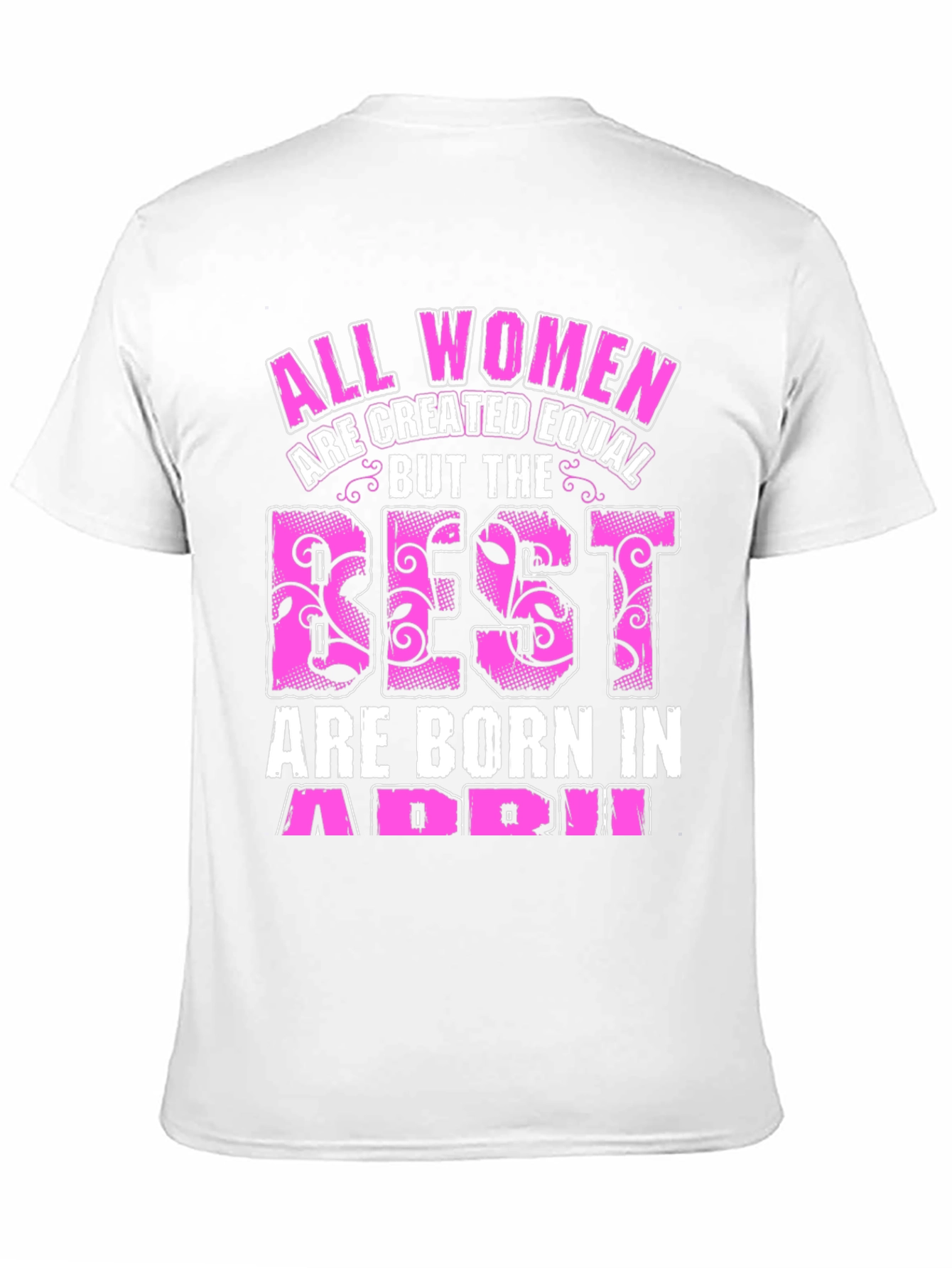 Womens April Birthday T-Shirt