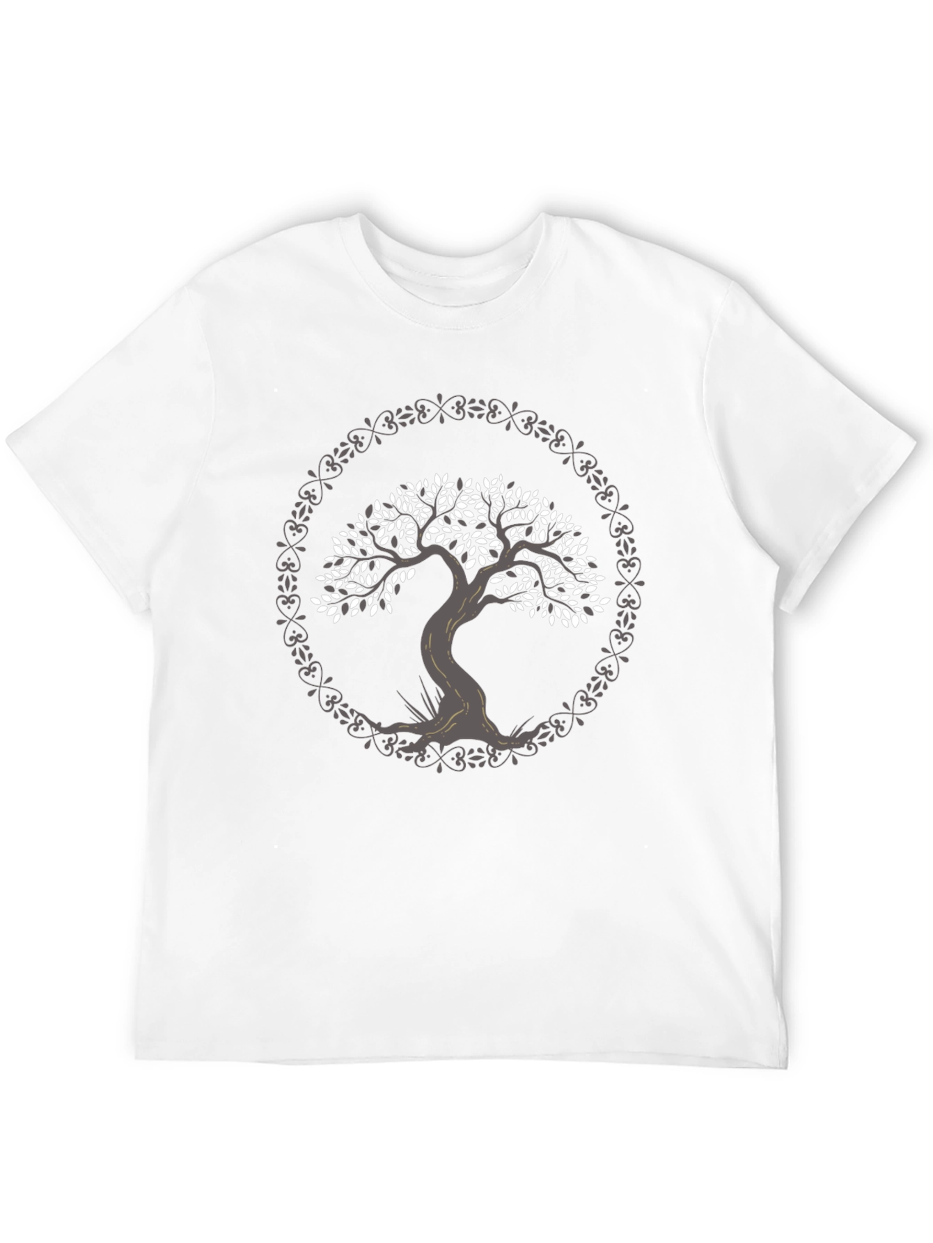 Tree of Life Graphic Tee - Black Cotton Shirt