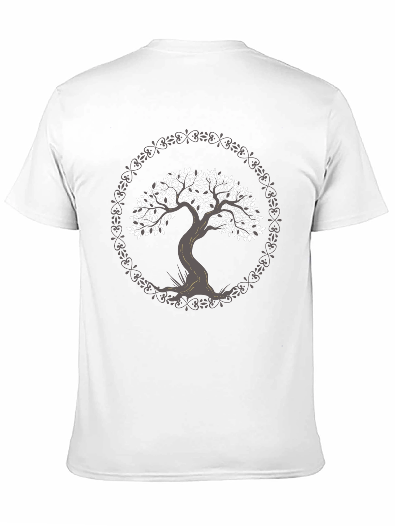 Tree of Life Graphic Tee - Black Cotton Shirt