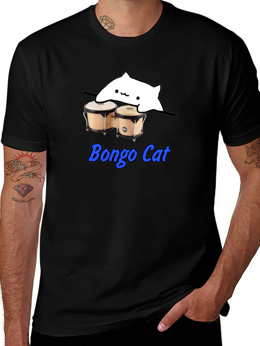 Bongo Cat T-Shirt - Hilarious Music Meme Tee