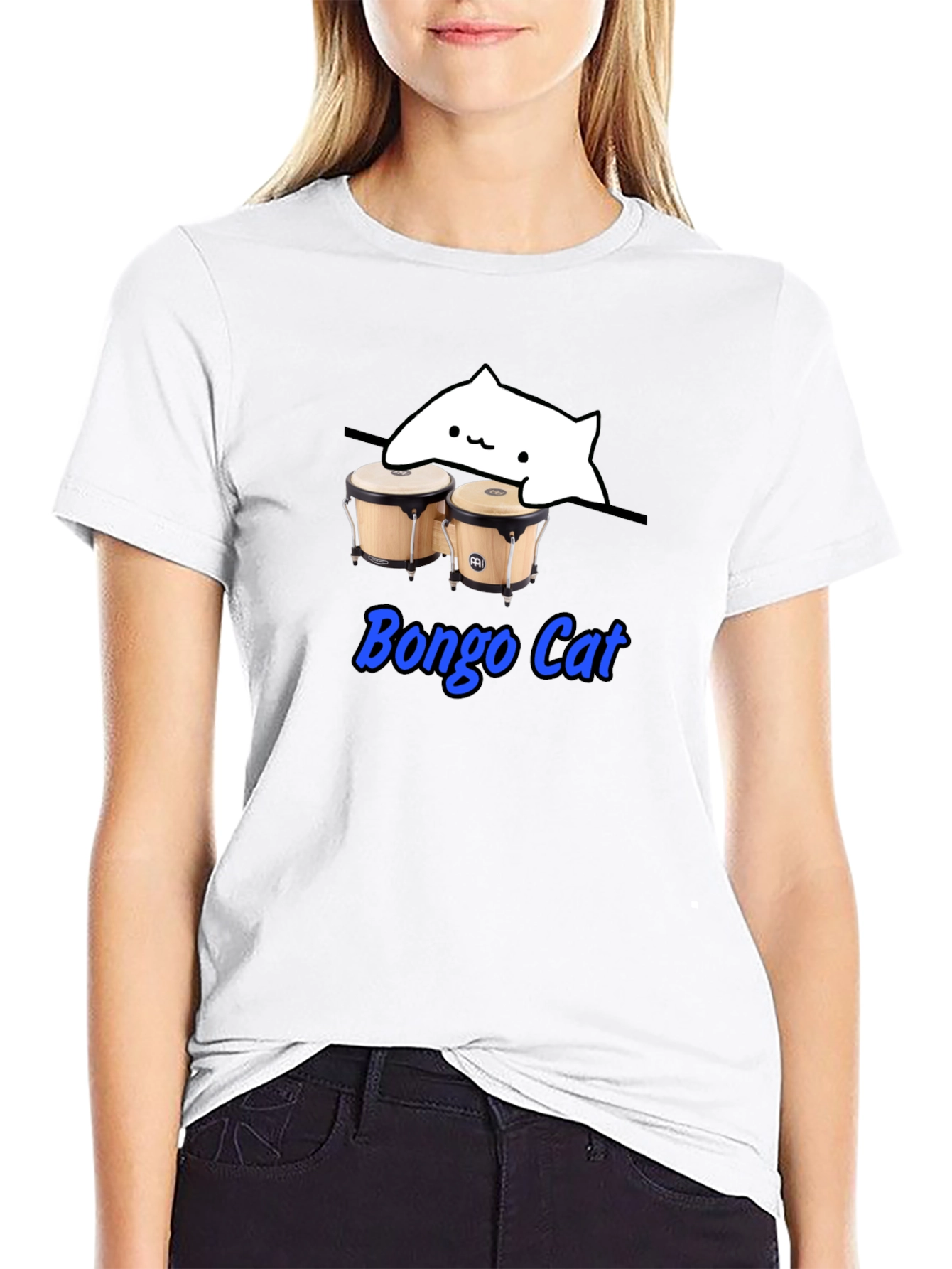 Bongo Cat T-Shirt - Hilarious Music Meme Tee