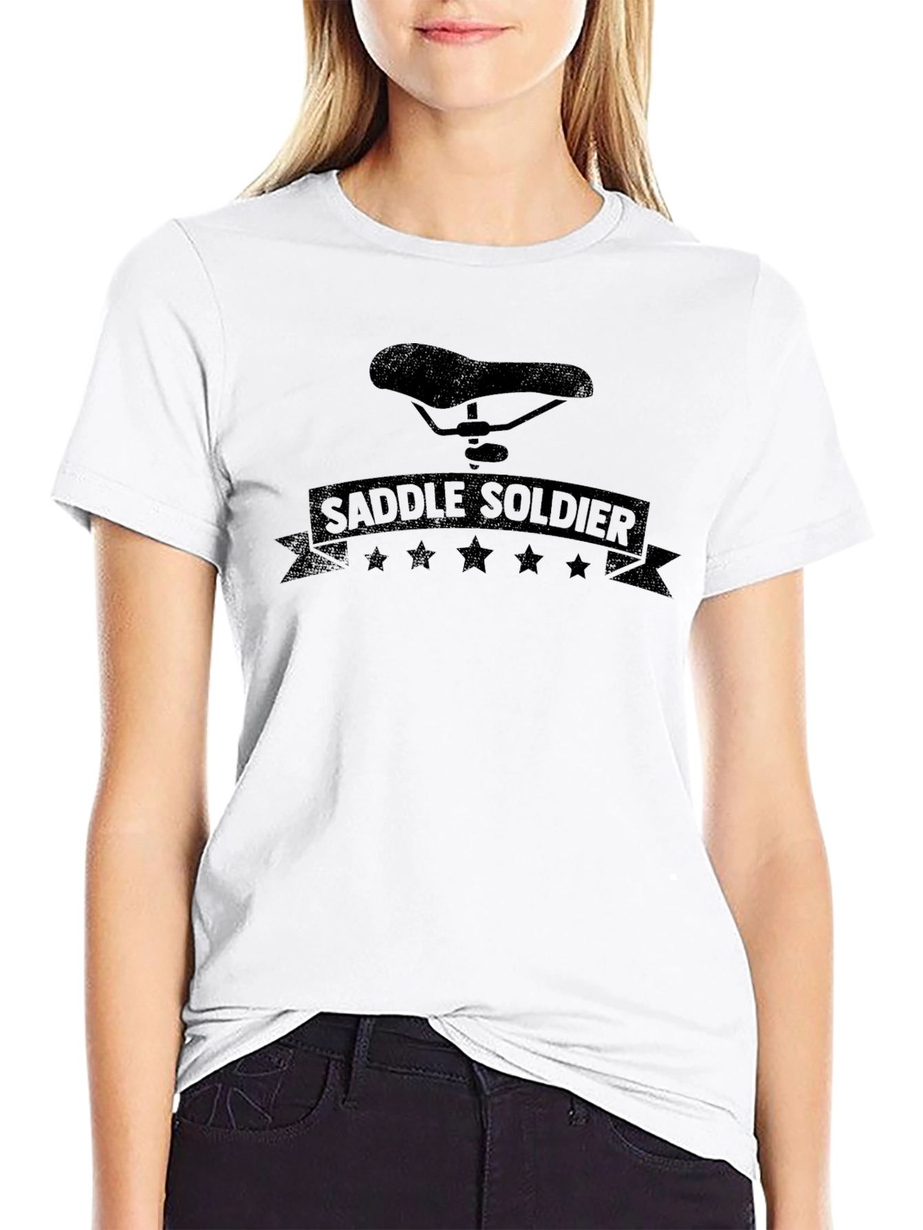Saddle Soldier Graphic Tee - Black