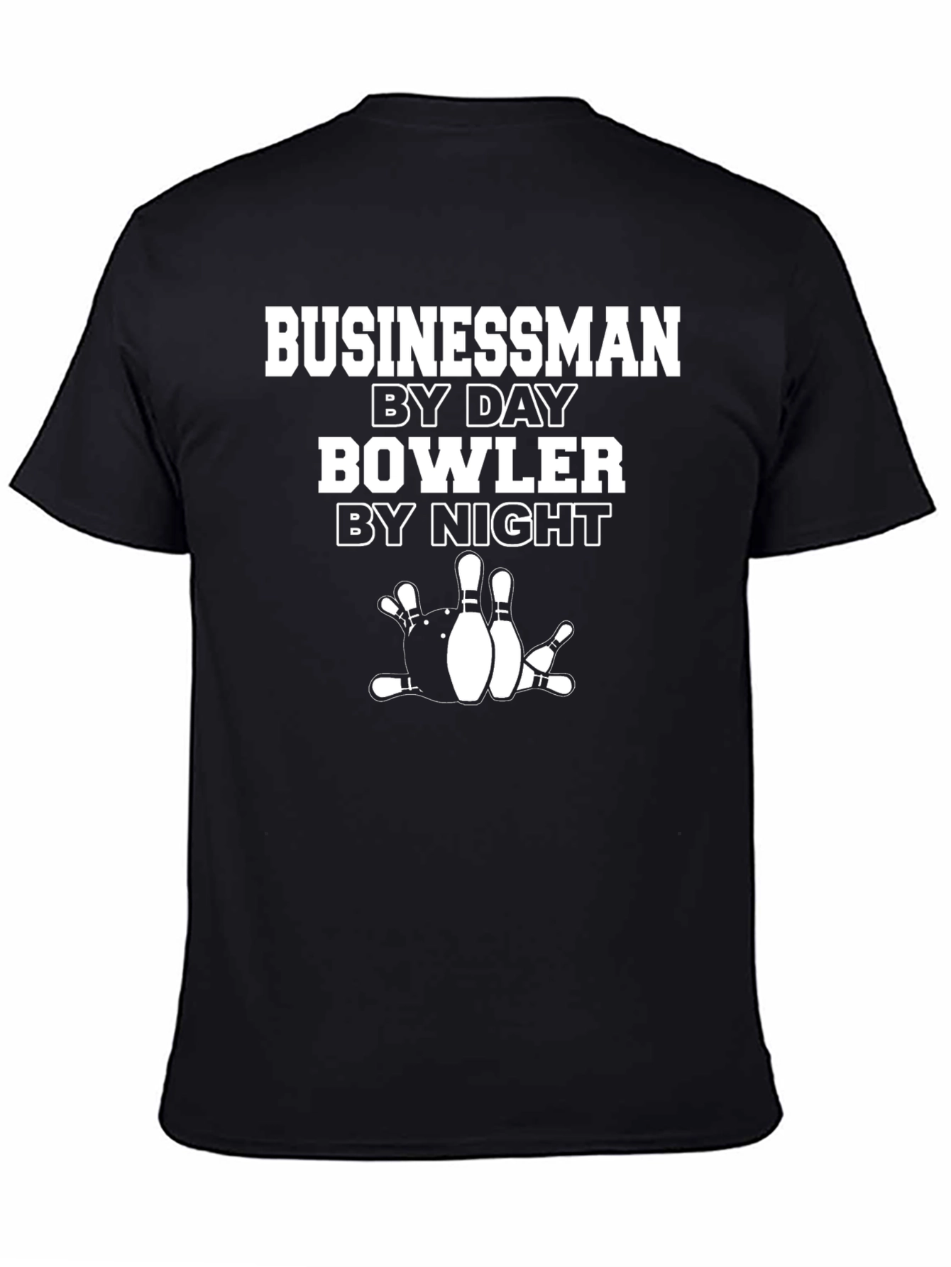 Businessman By Day Bowler By Night Graphic T-Shirt