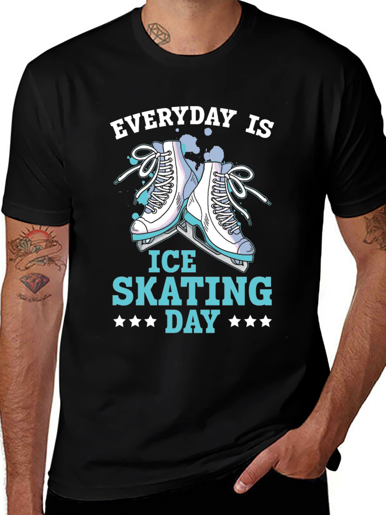Everyday is Ice Skating Day Graphic T-Shirt