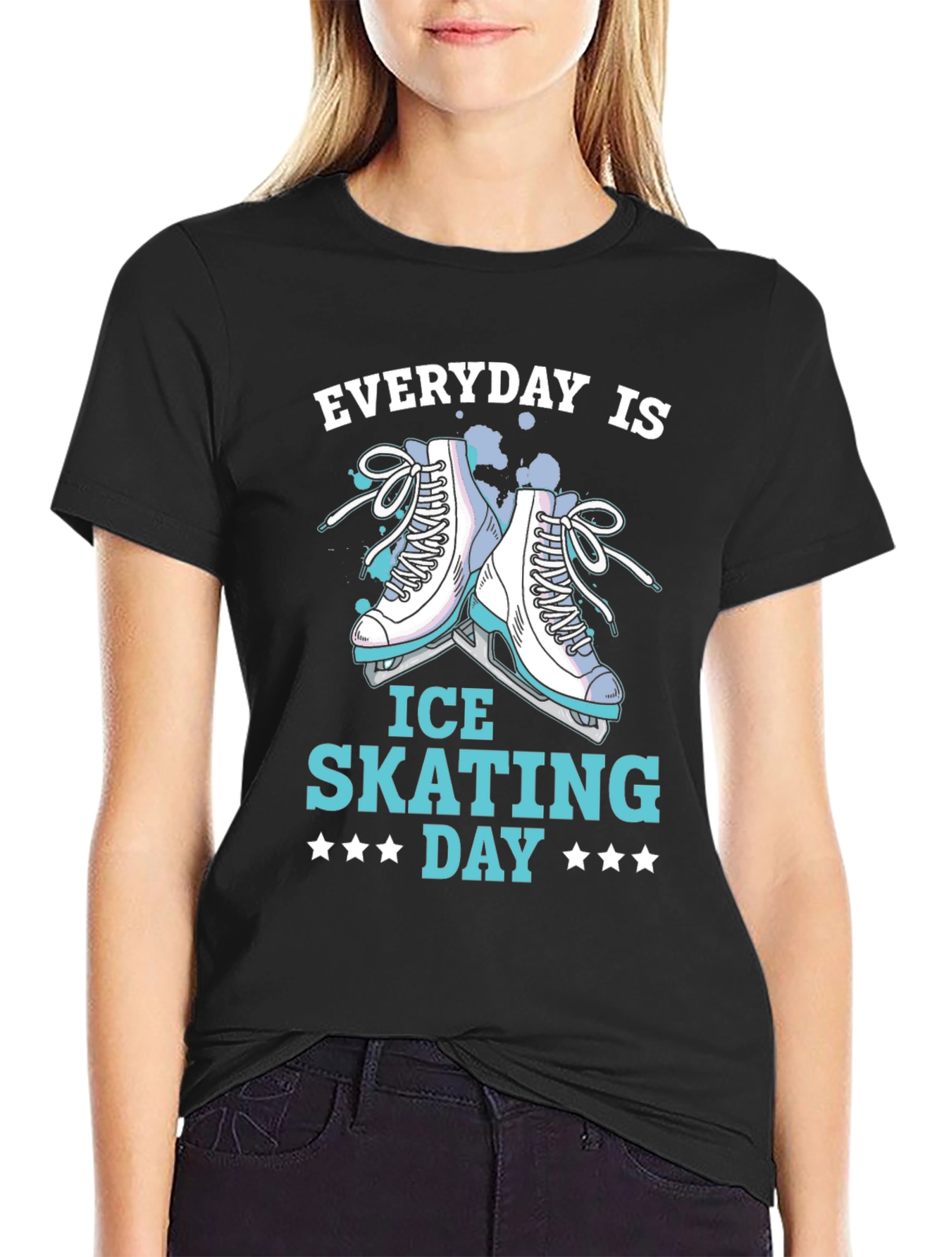 Everyday is Ice Skating Day Graphic T-Shirt