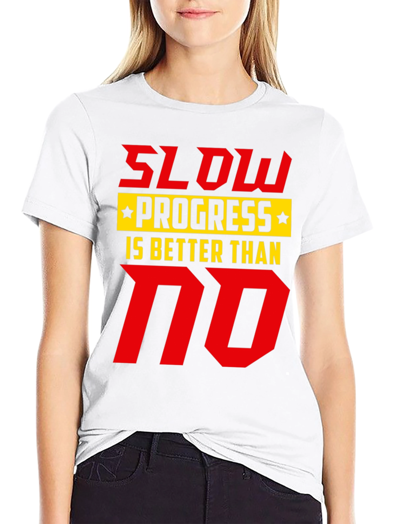 Slow Progress T-Shirt - Motivational Graphic Tee