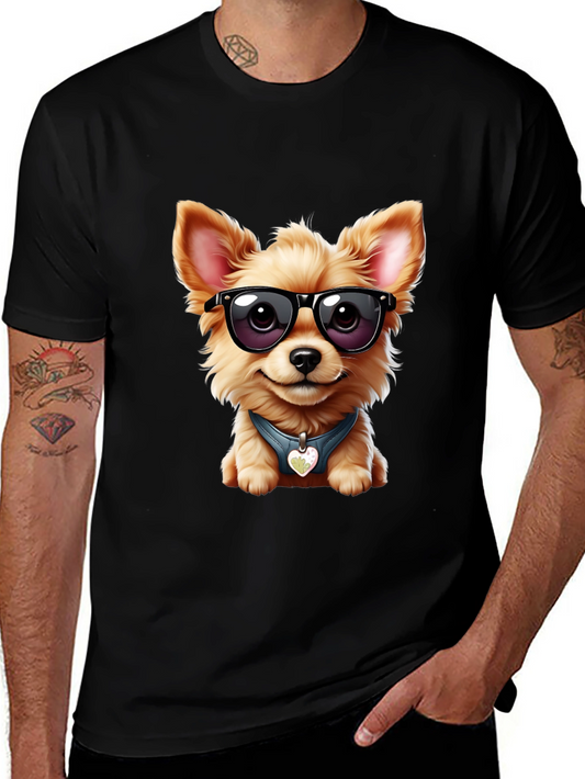 Cool Dog Tee: Stylish Canine Graphic T-Shirt
