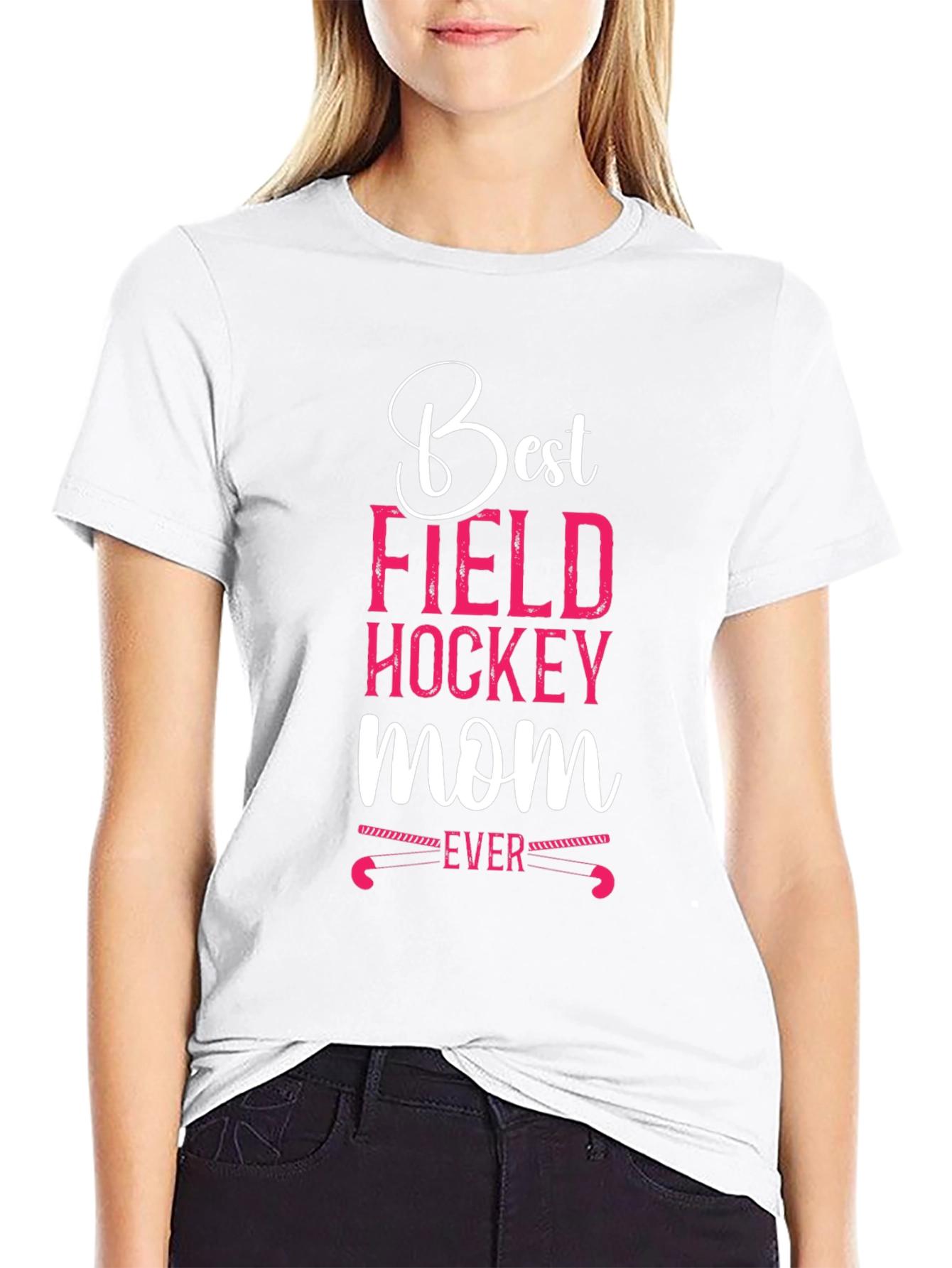 Best Field Hockey Mom Ever Graphic T-Shirt