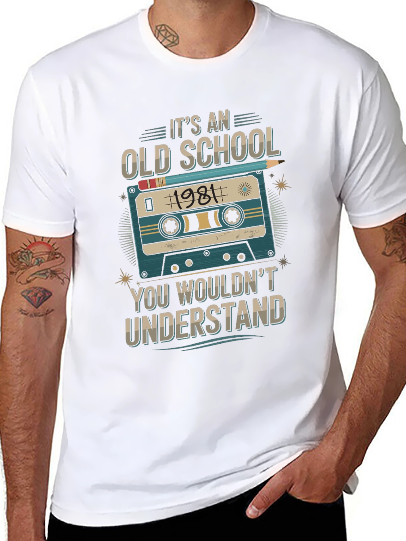 Its An Old School 1981 Graphic Tee