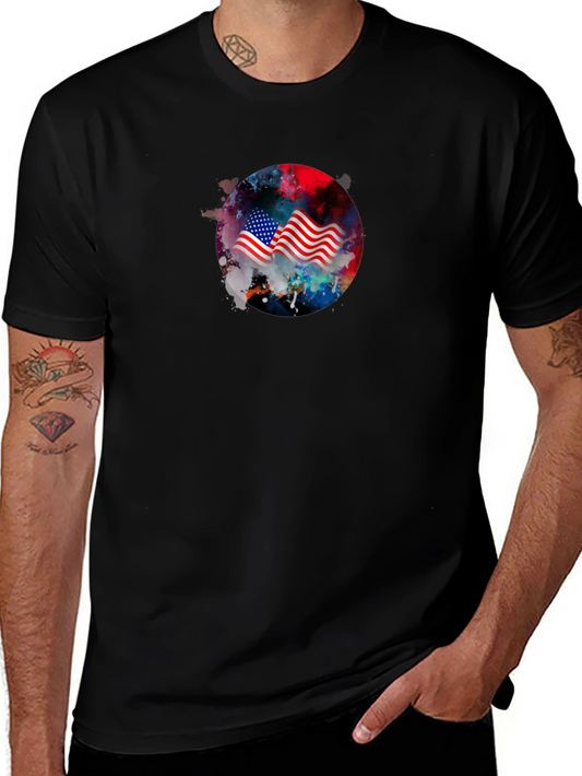 American Flag Graphic T-Shirt