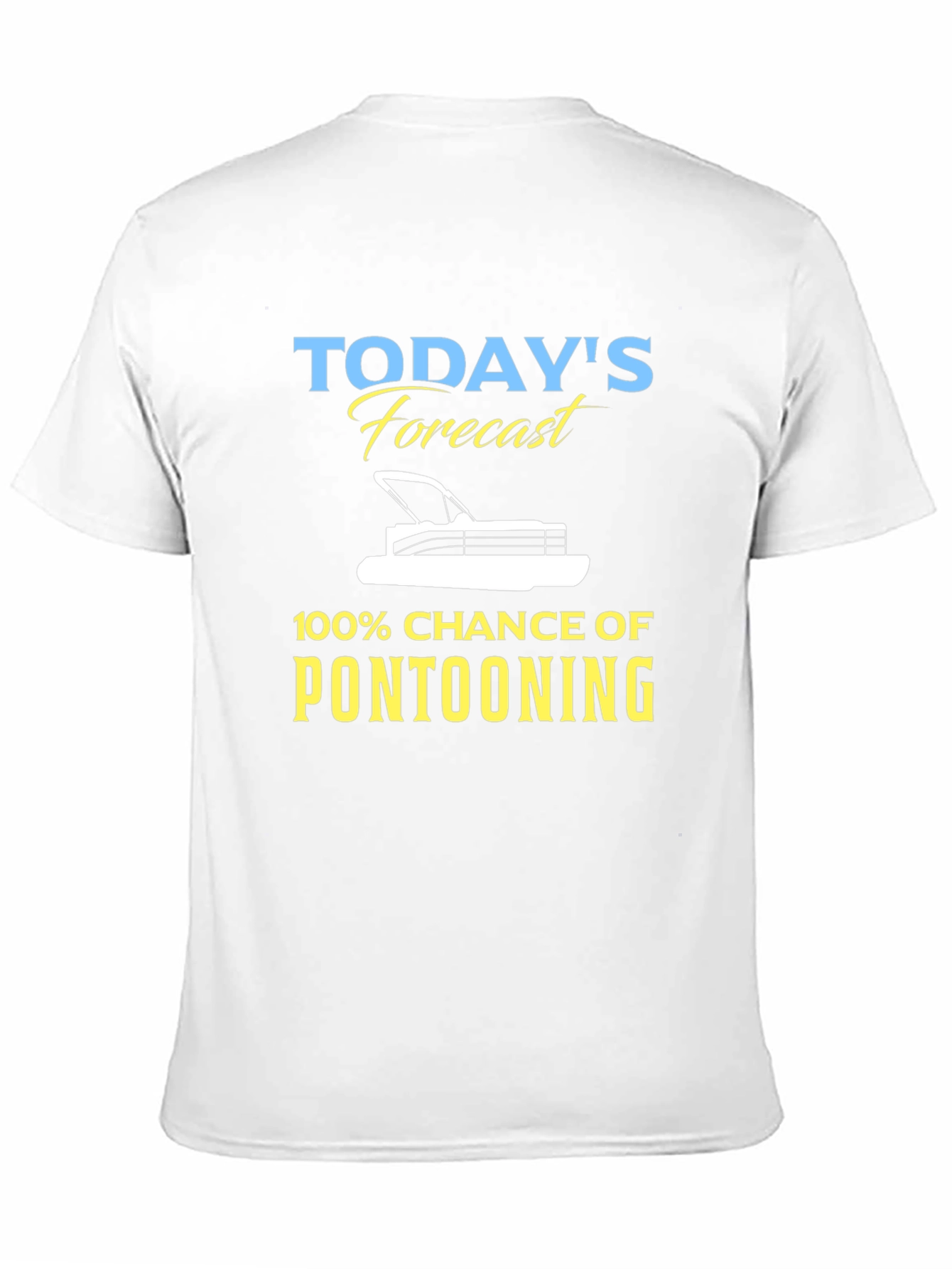Pontooning Forecast Graphic Tee - Boating Shirt