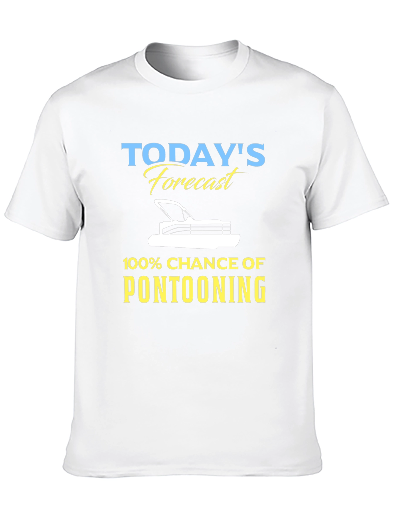 Pontooning Forecast Graphic Tee - Boating Shirt