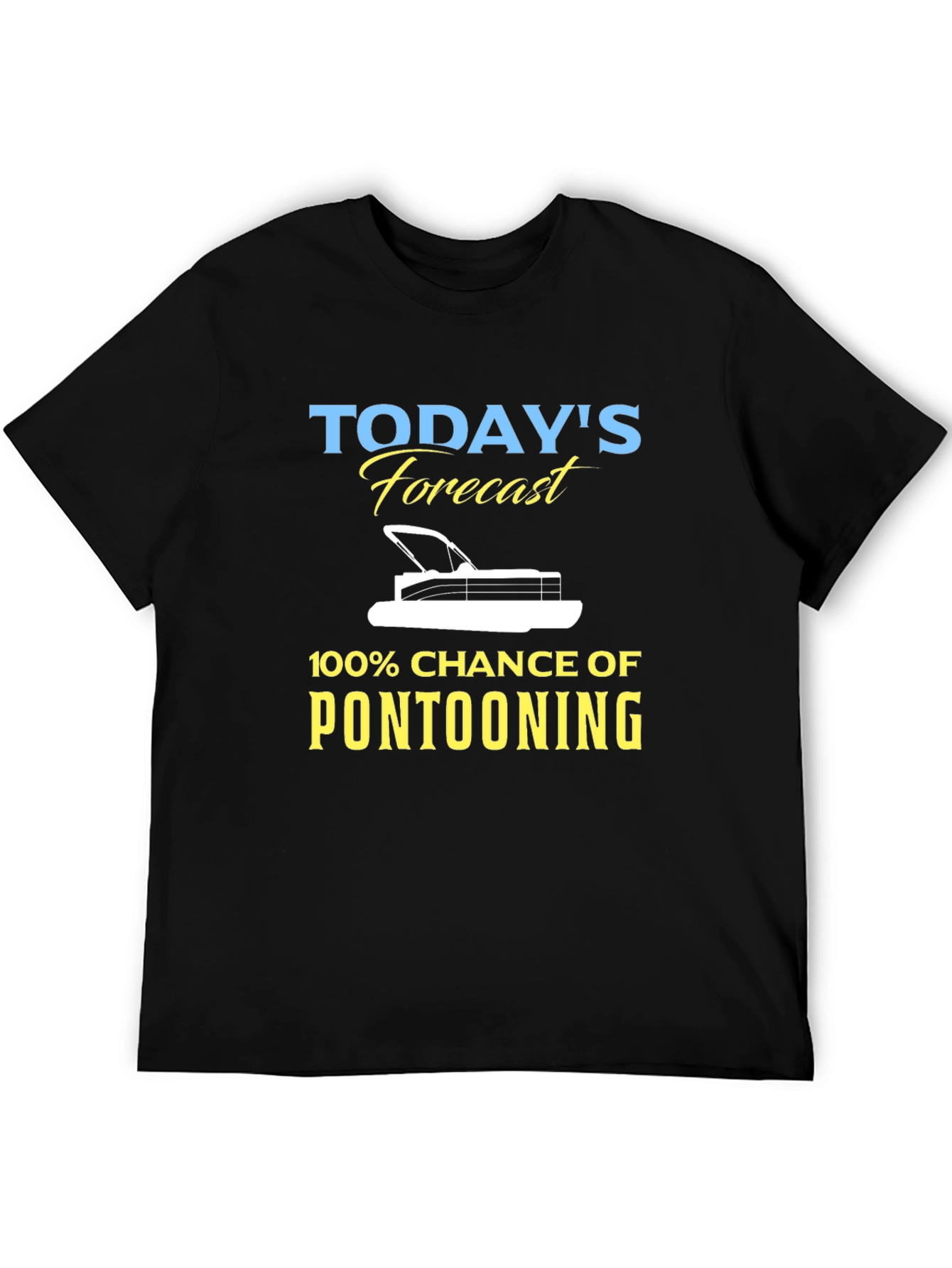 Pontooning Forecast Graphic Tee - Boating Shirt