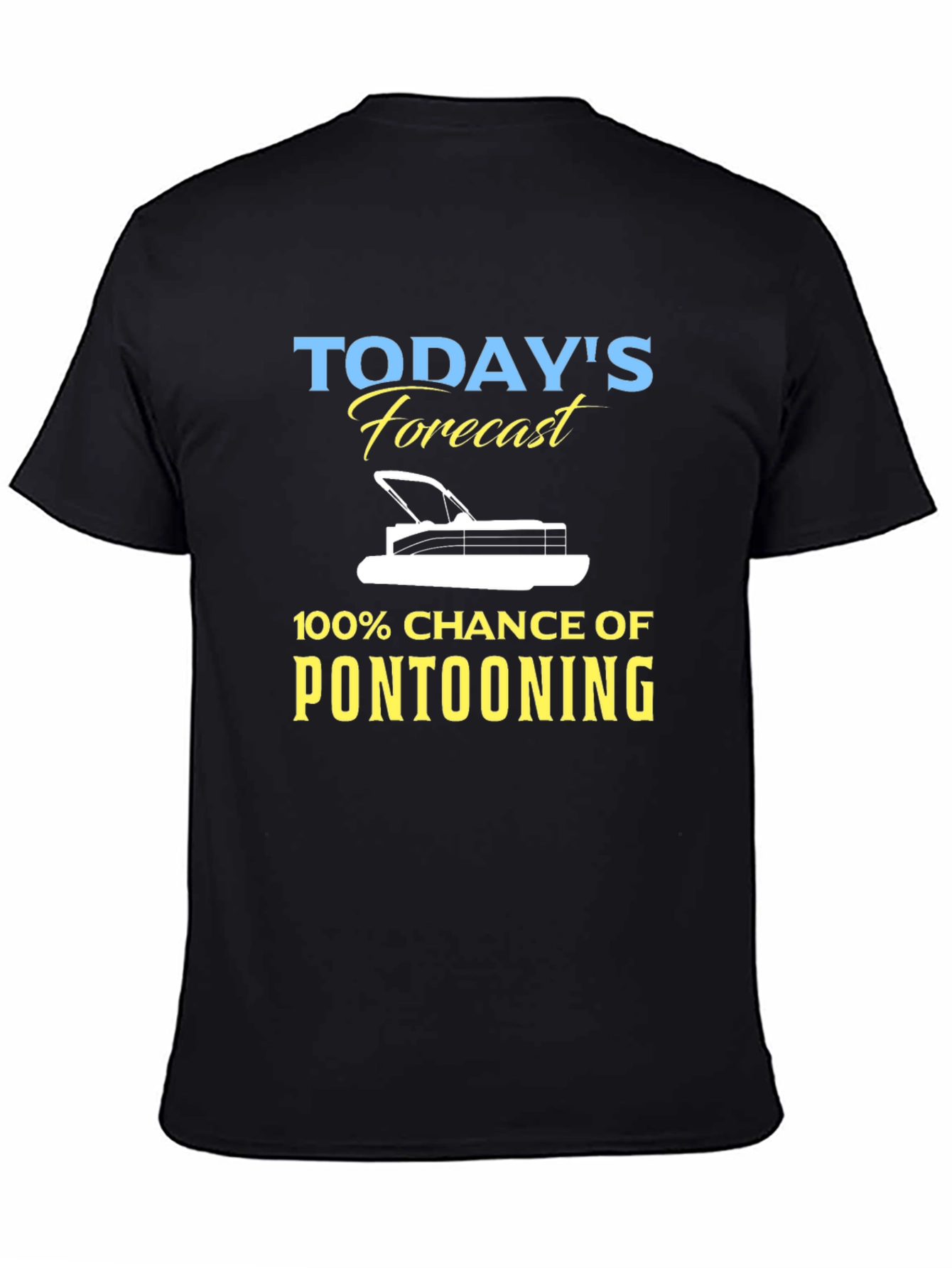 Pontooning Forecast Graphic Tee - Boating Shirt
