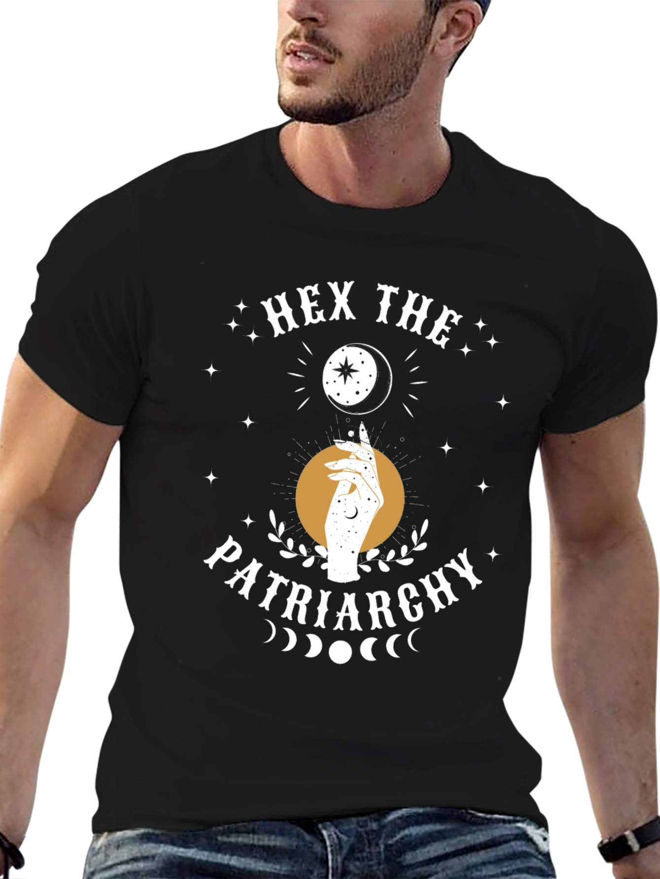 Hex The Patriarchy Black Graphic T-Shirt