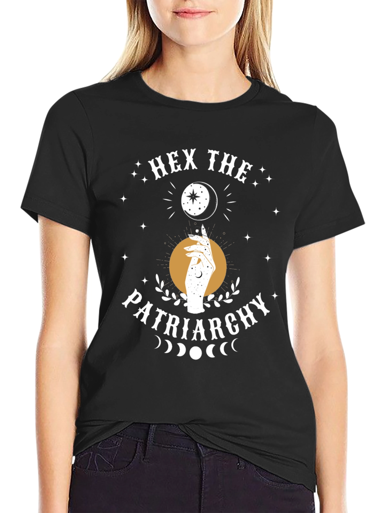 Hex The Patriarchy Black Graphic T-Shirt