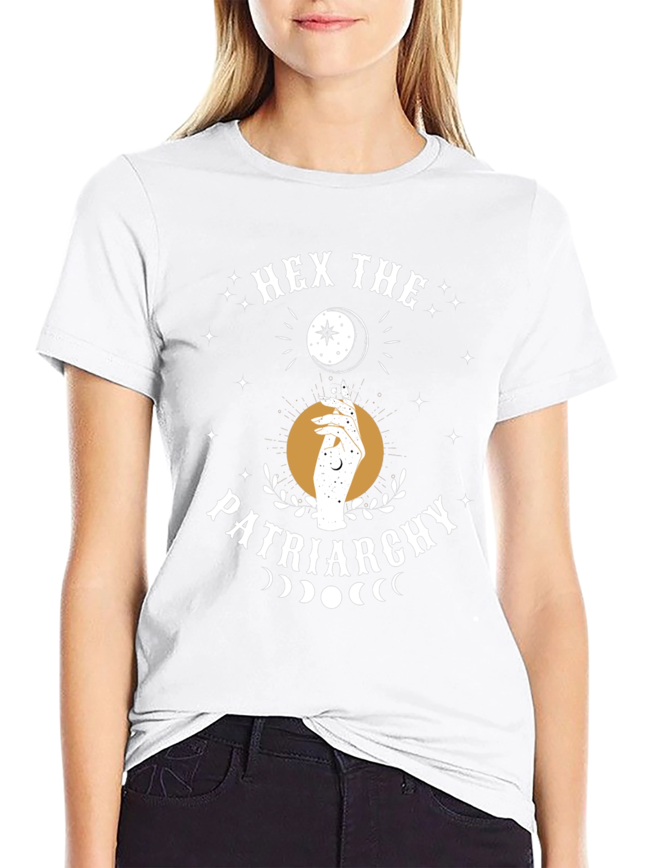 Hex The Patriarchy Black Graphic T-Shirt