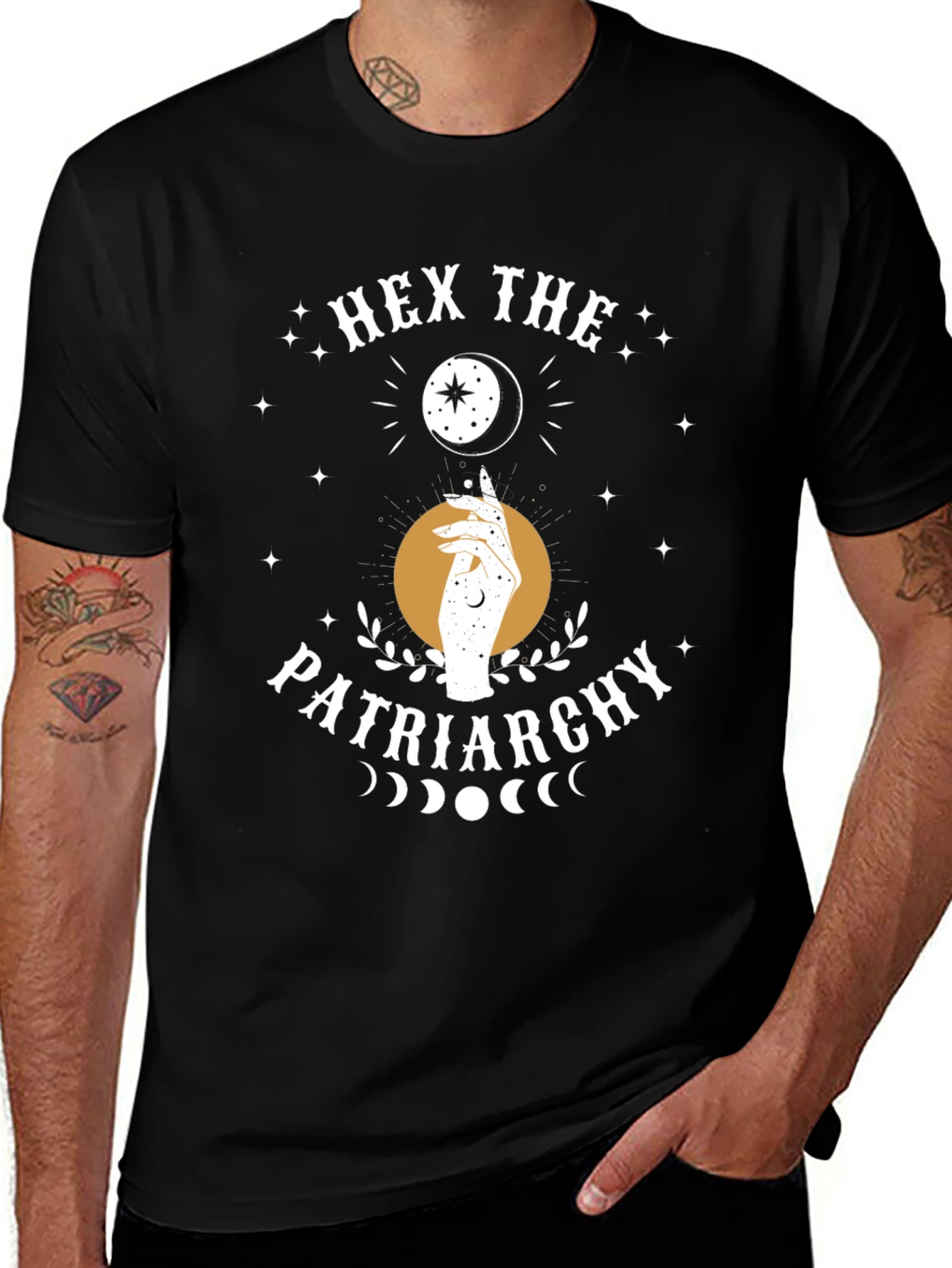 Hex The Patriarchy Black Graphic T-Shirt