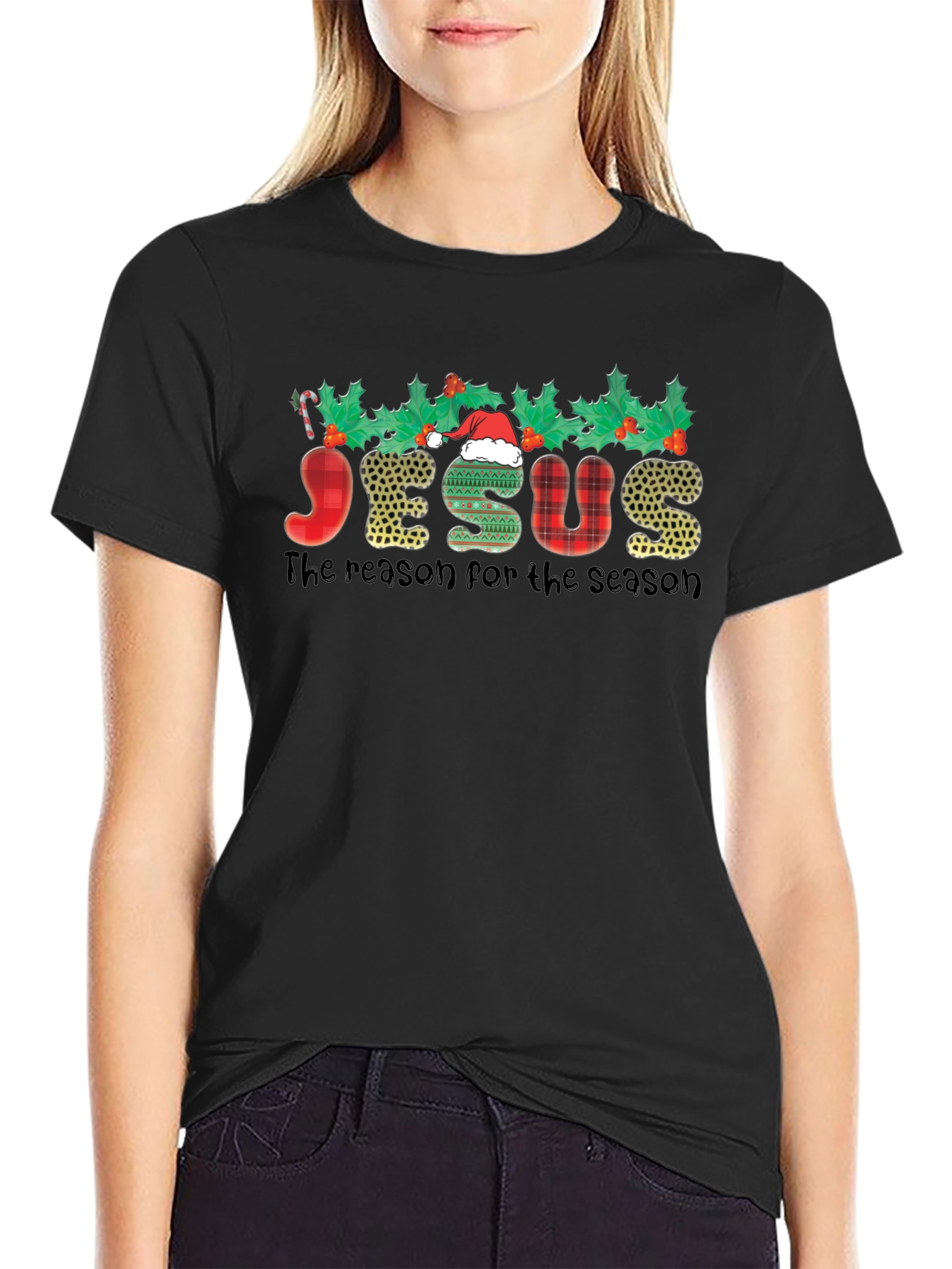 Festive Jesus Holiday T-Shirt