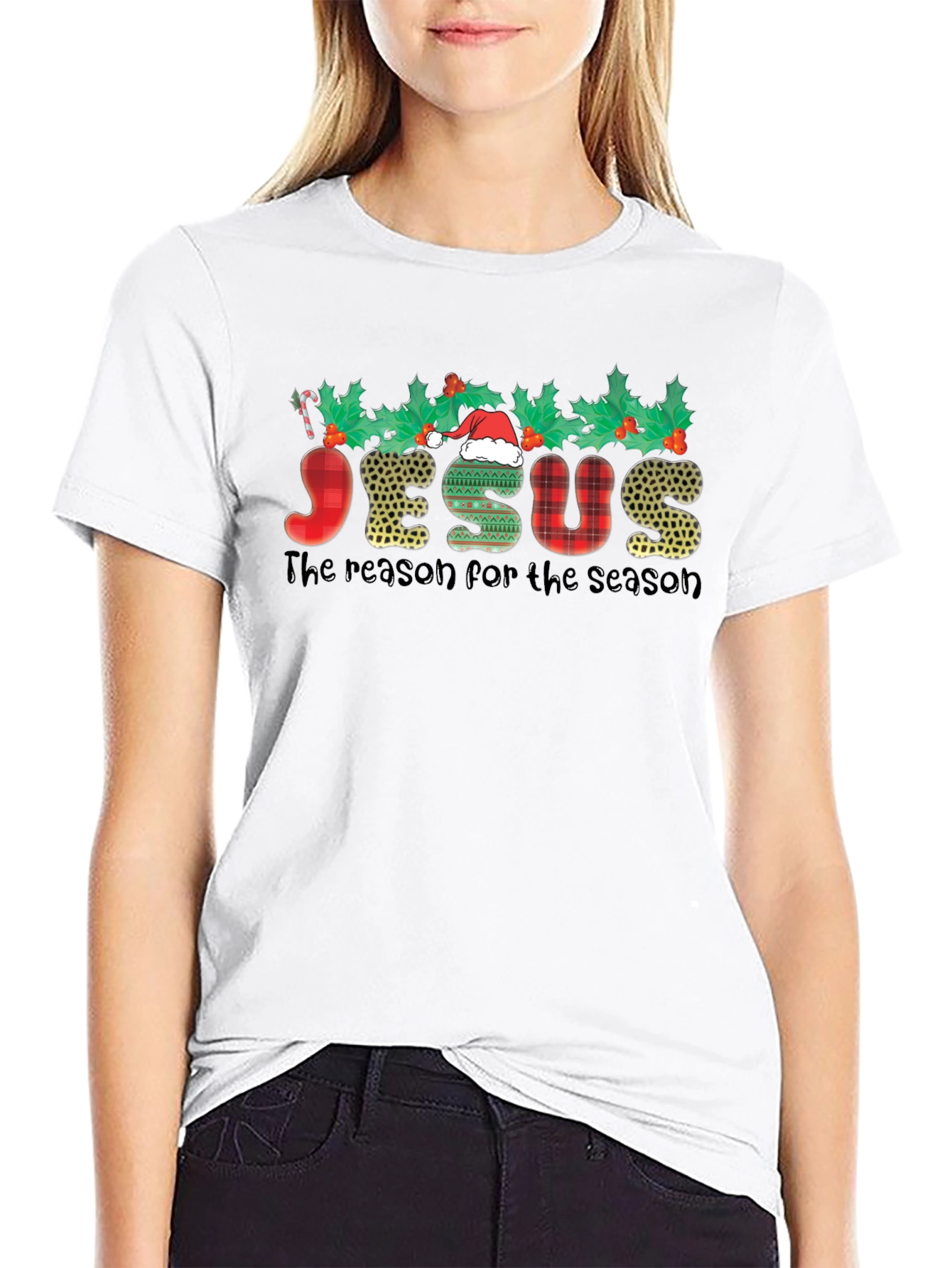 Festive Jesus Holiday T-Shirt