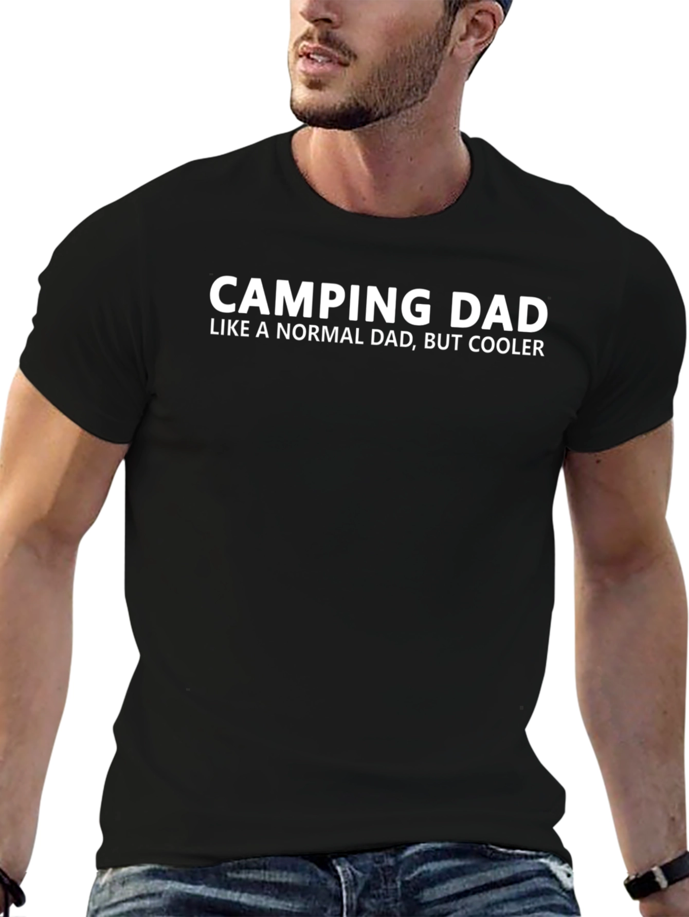 Camping Dad T-Shirt - Cool Fathers Day Tee