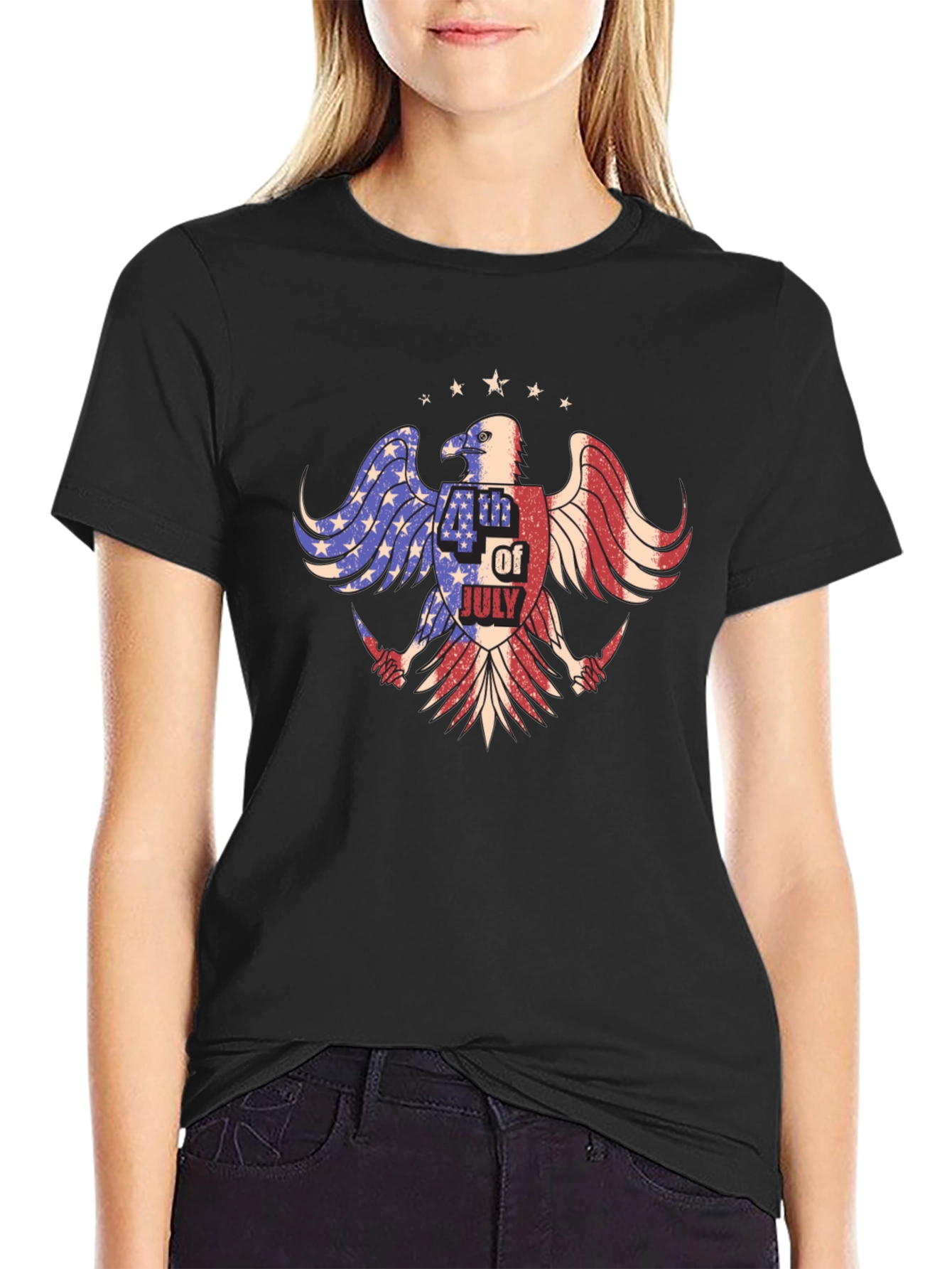Patriotic Eagle 4th of July T-Shirt