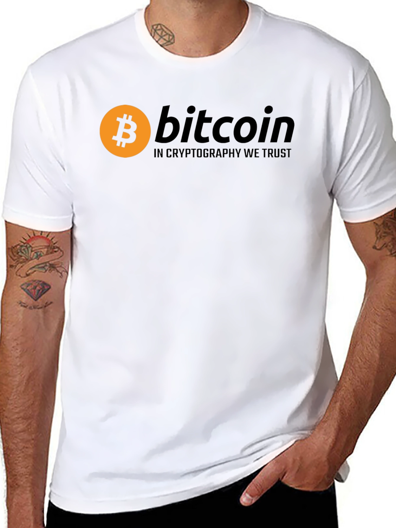Bitcoin Crypto Black T-Shirt