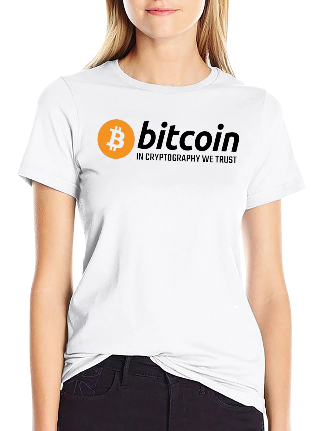 Bitcoin Crypto Black T-Shirt