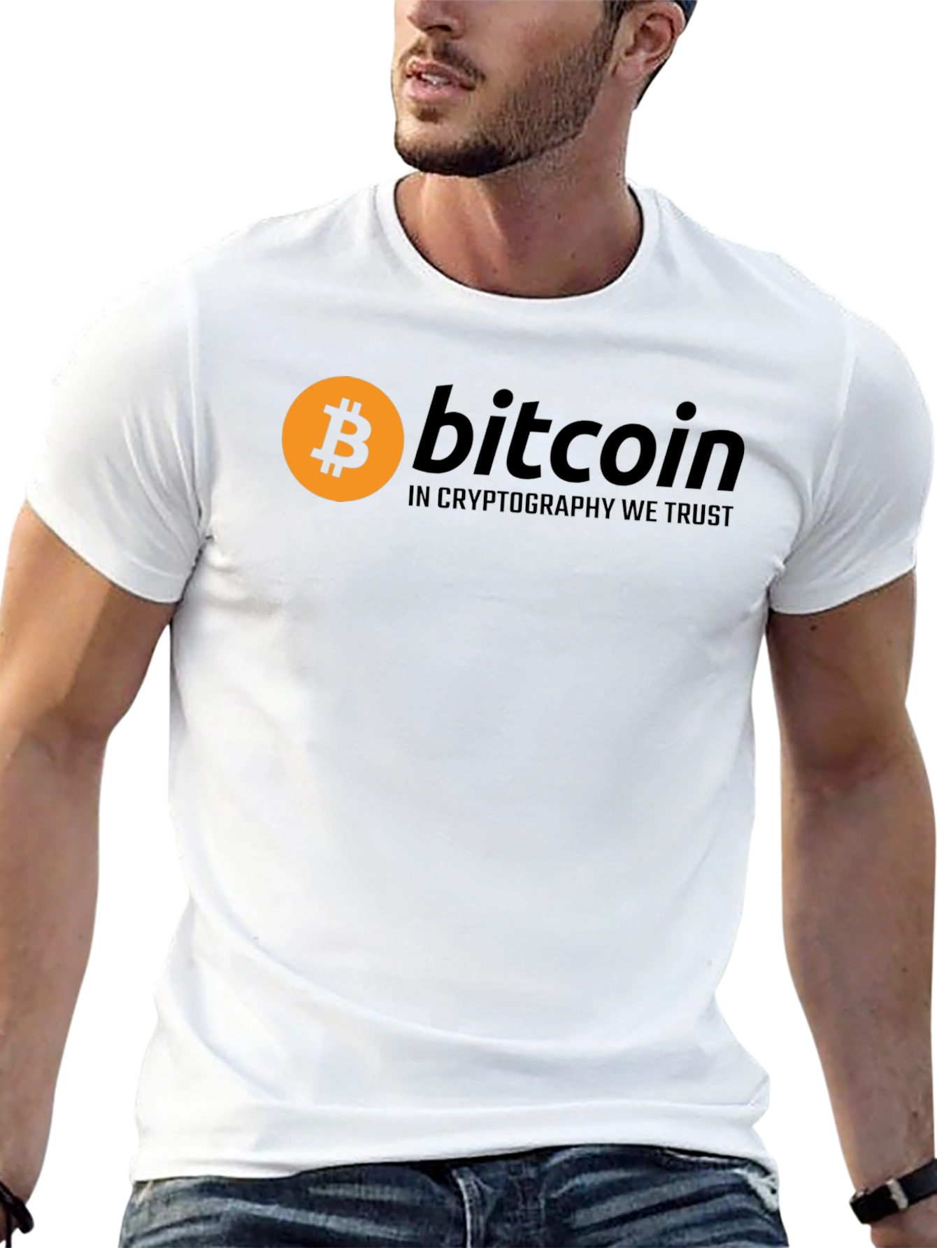 Bitcoin Crypto Black T-Shirt