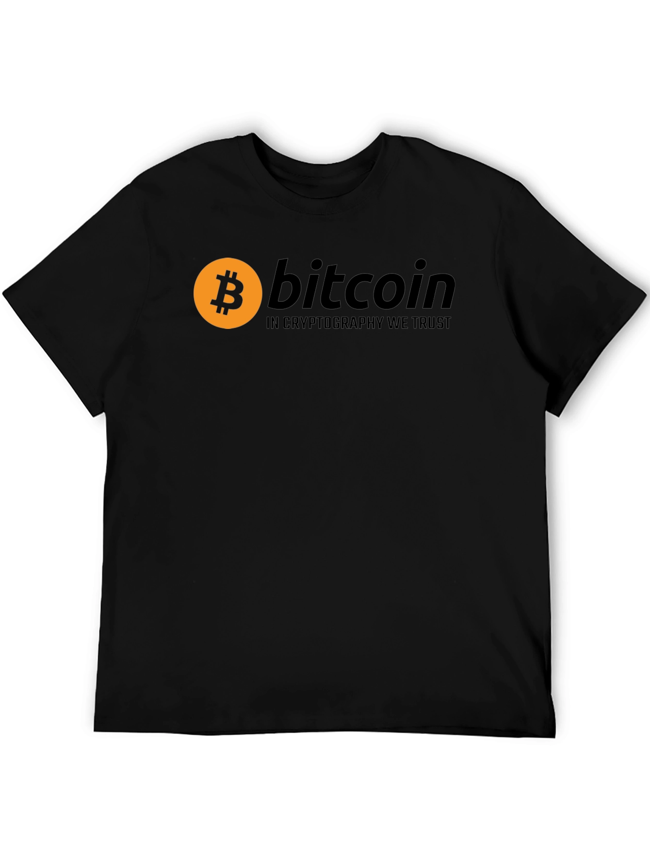 Bitcoin Crypto Black T-Shirt
