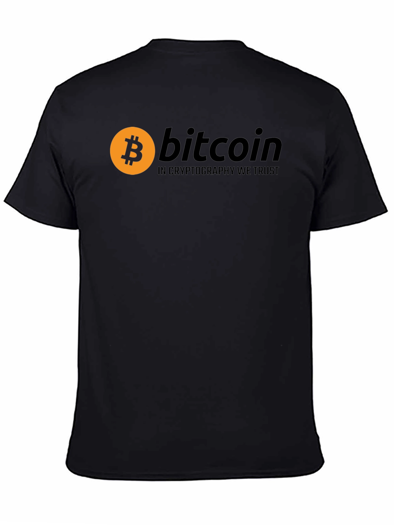 Bitcoin Crypto Black T-Shirt