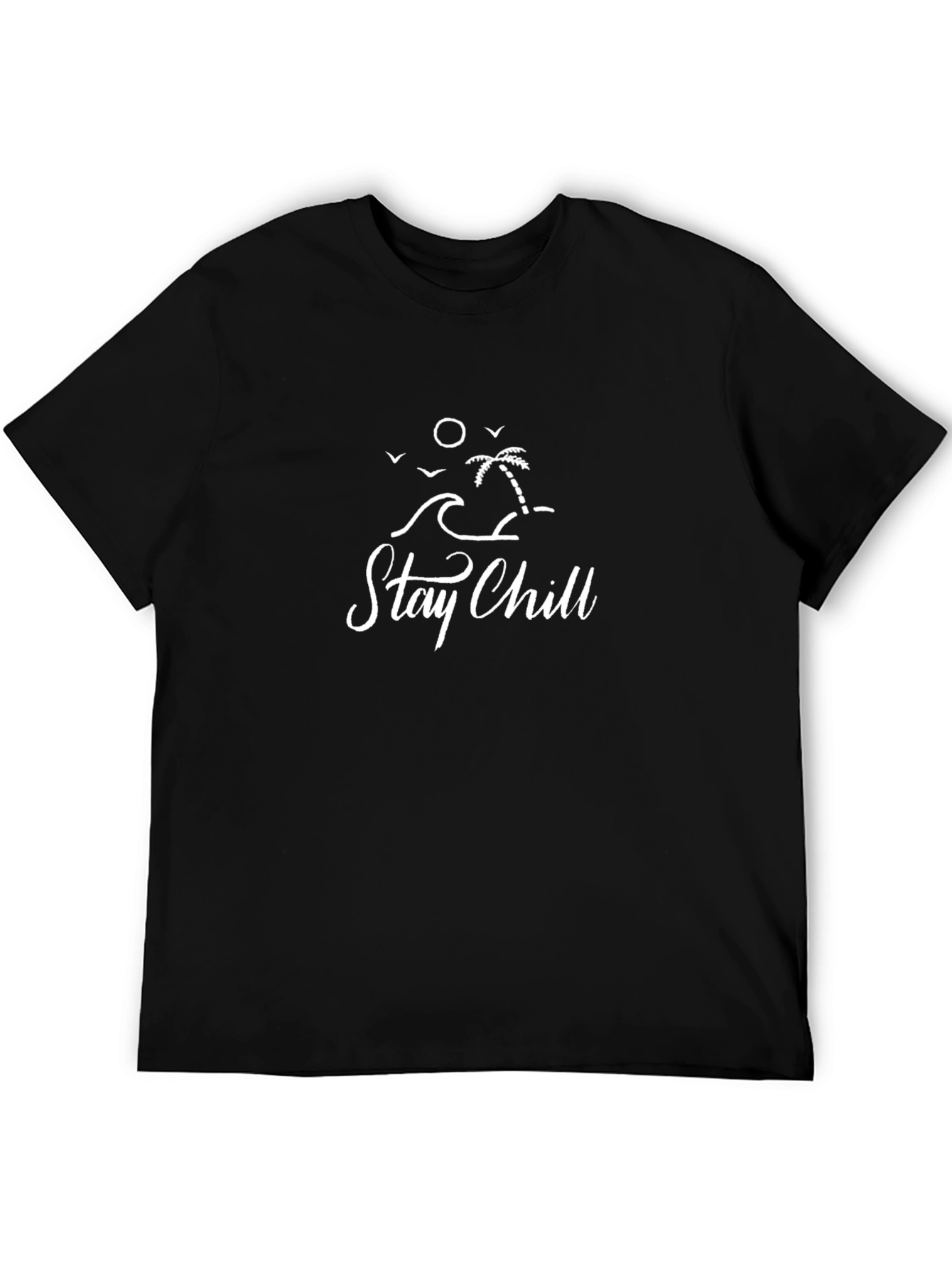 Stay Chill Graphic Tee - Black T-Shirt