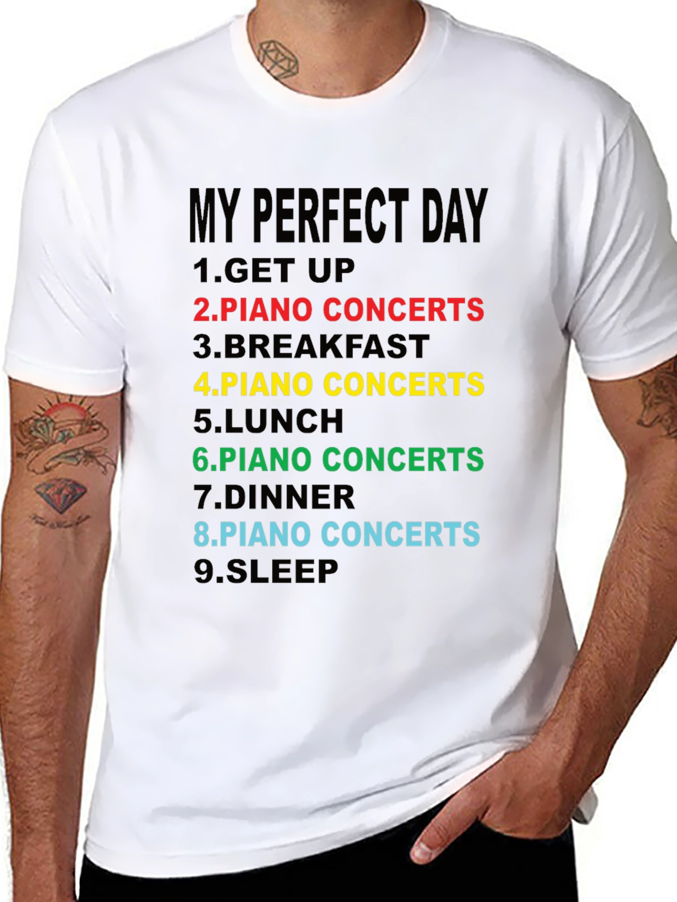 My Perfect Day Piano Concerts T-Shirt