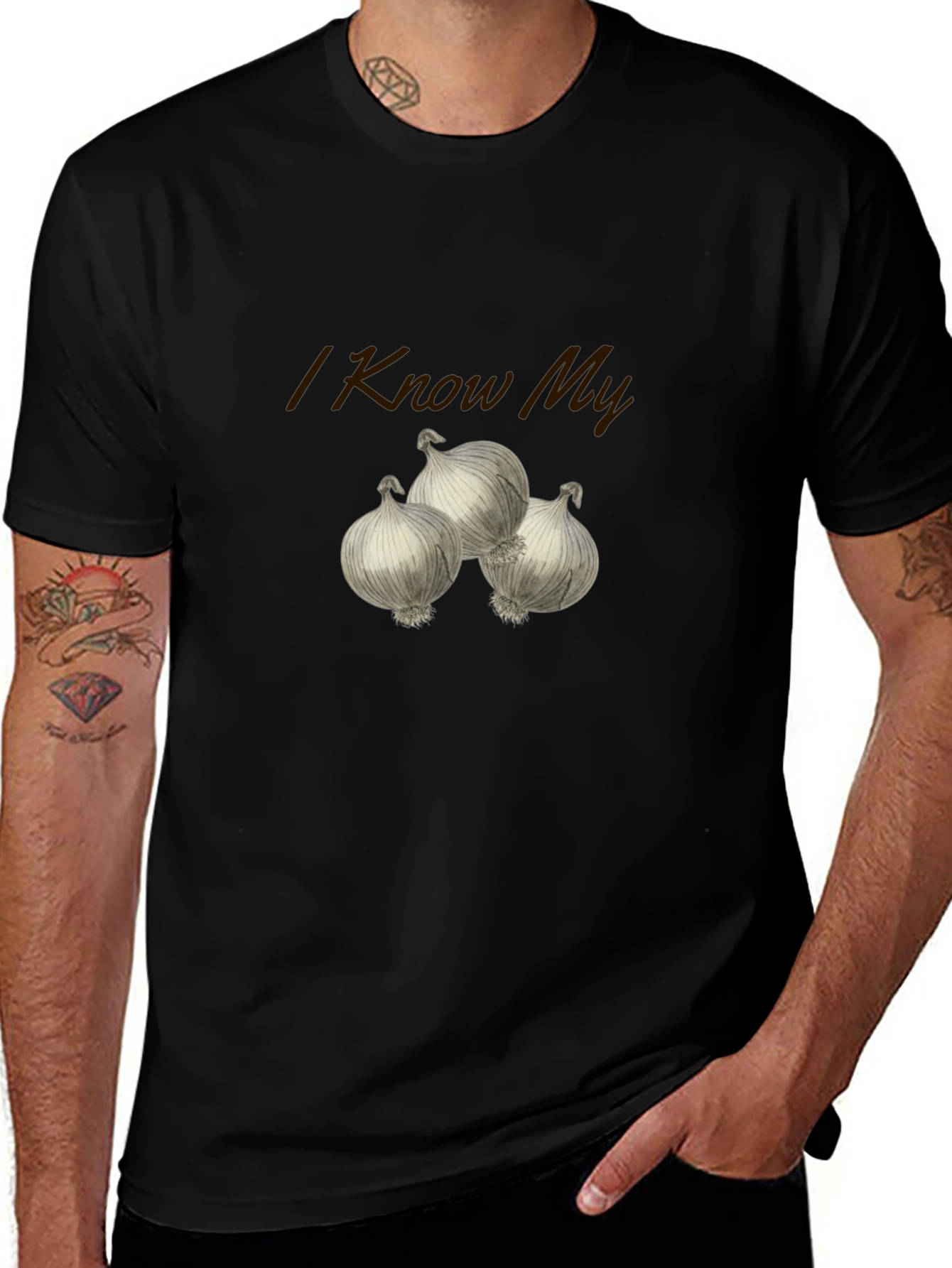 I Know My Onions T-Shirt - Funny Foodie Tee