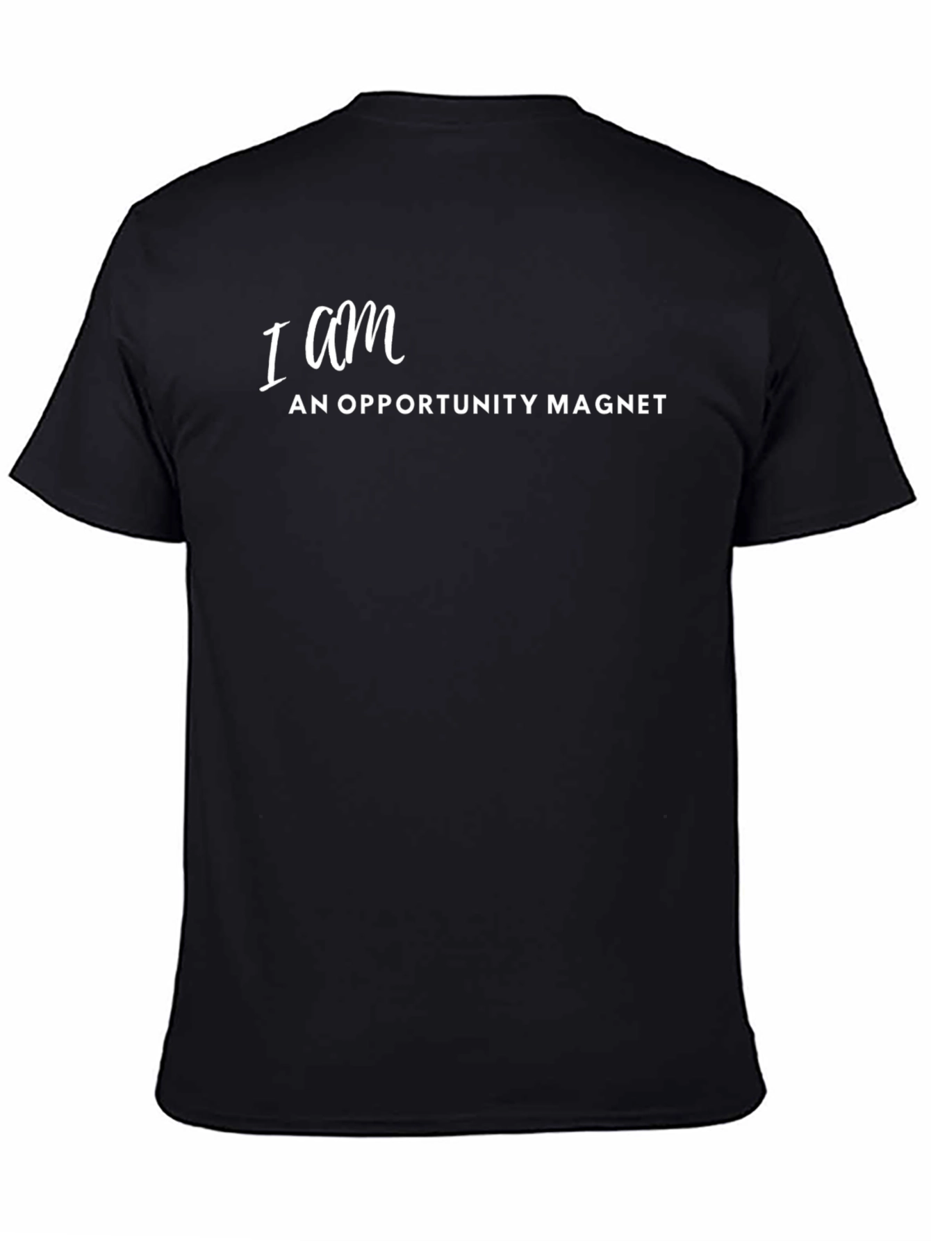 Opportunity Magnet Black T-Shirt