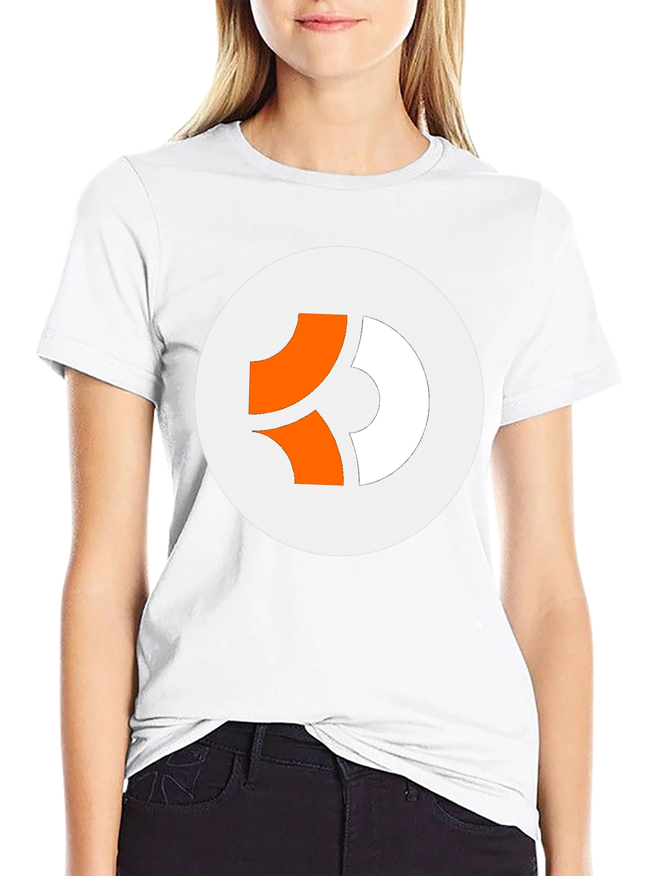 Modern Graphic Tee - Circle Logo