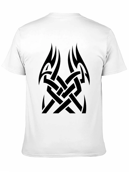 Tribal Design Black T-Shirt