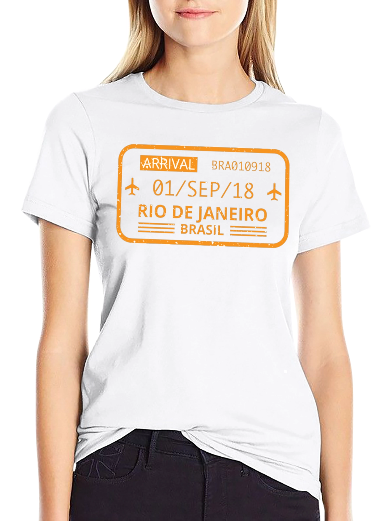 Rio de Janeiro Arrival T-Shirt - Black