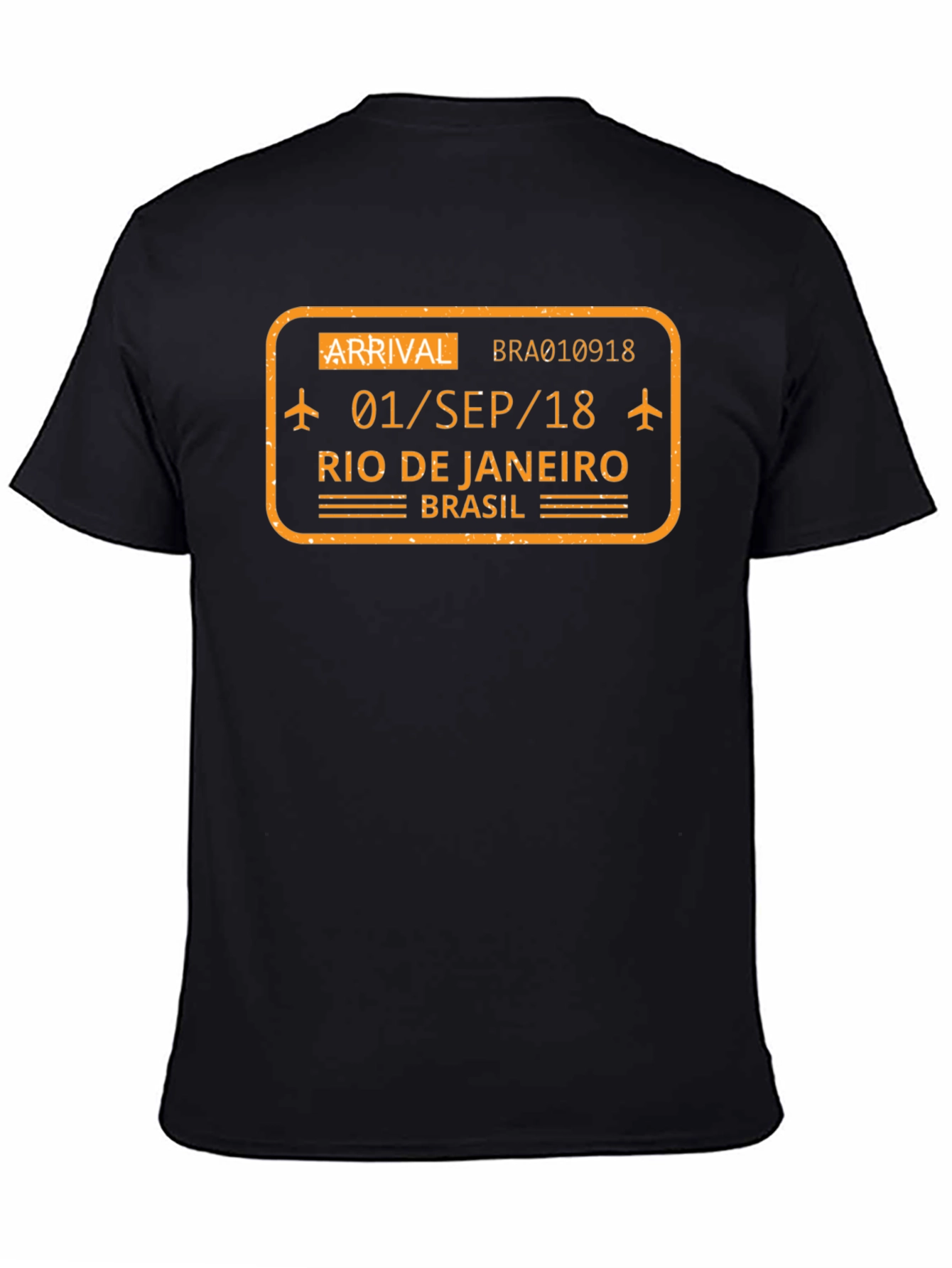 Rio de Janeiro Arrival T-Shirt - Black