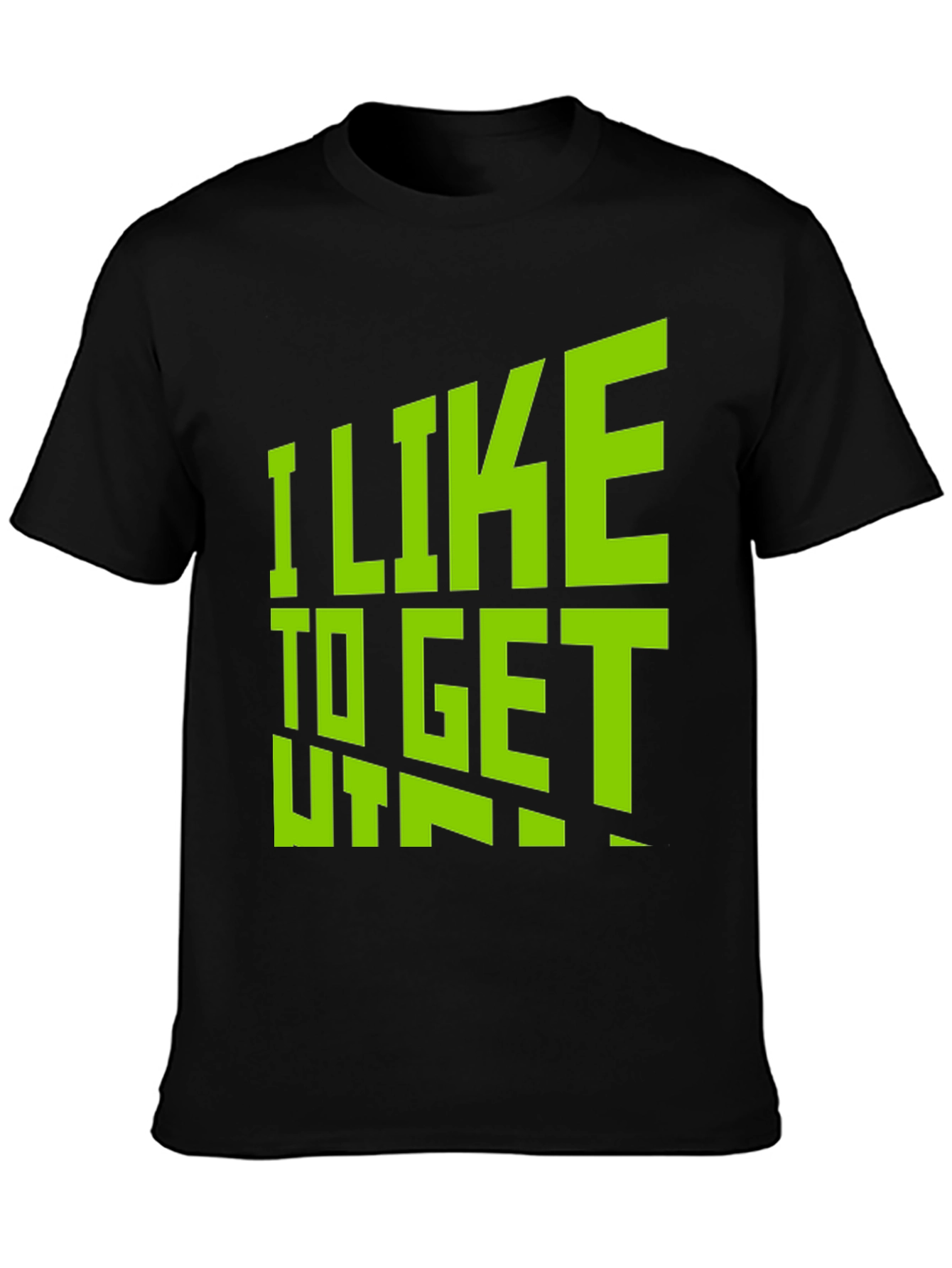 I Like to Get Taped Black T-Shirt