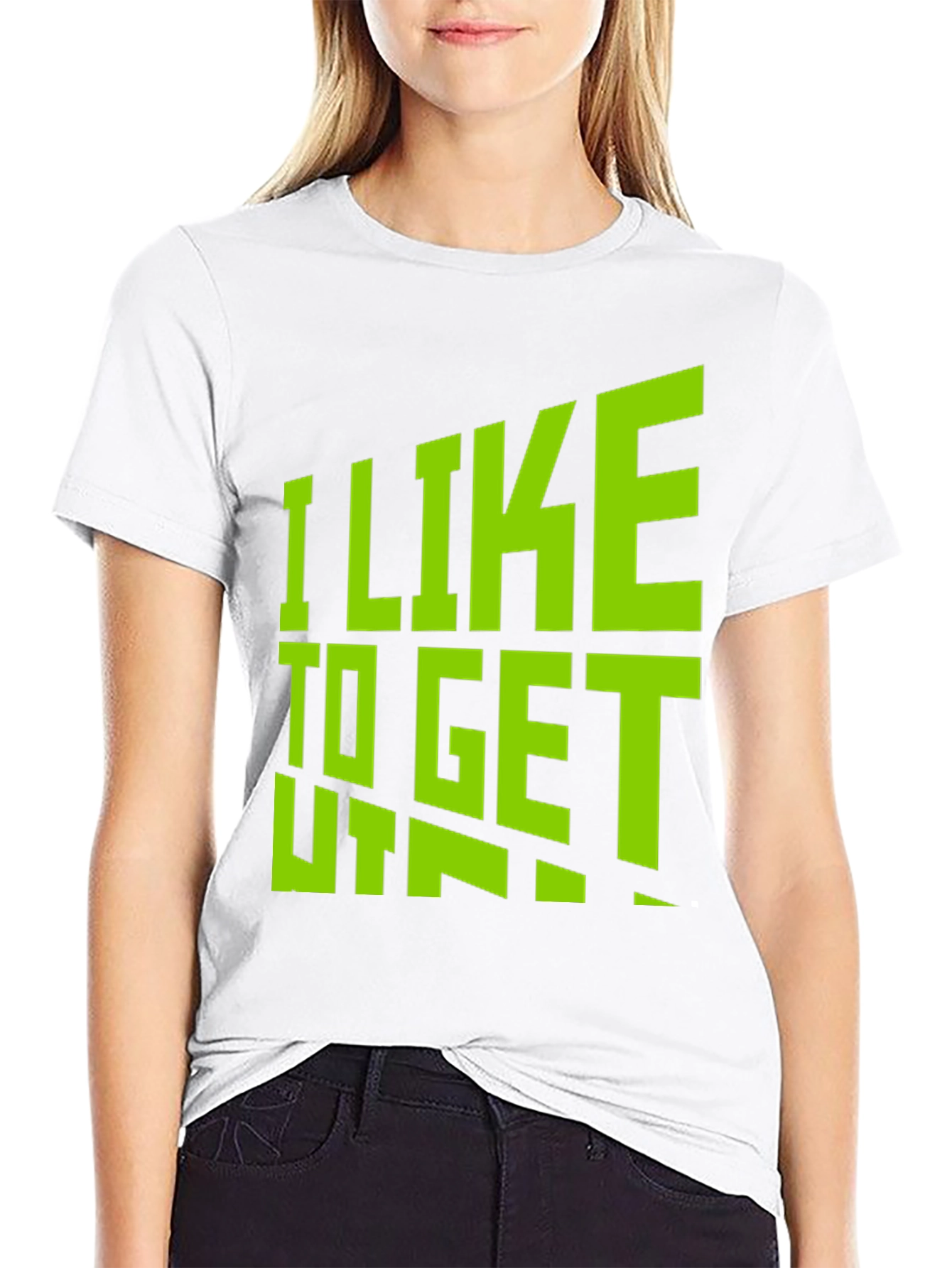 I Like to Get Taped Black T-Shirt