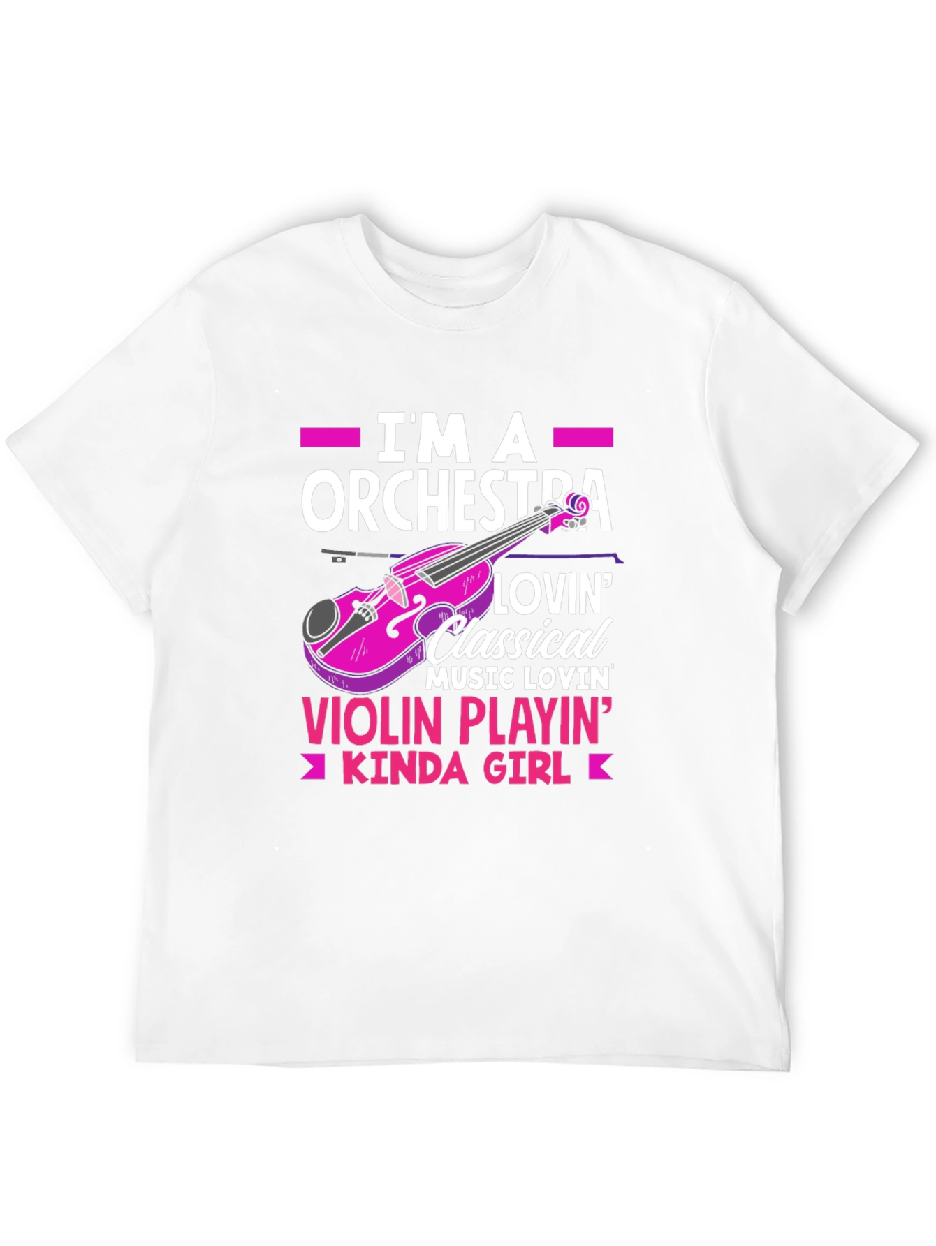 Orchestra Violin Playin Girl T-Shirt