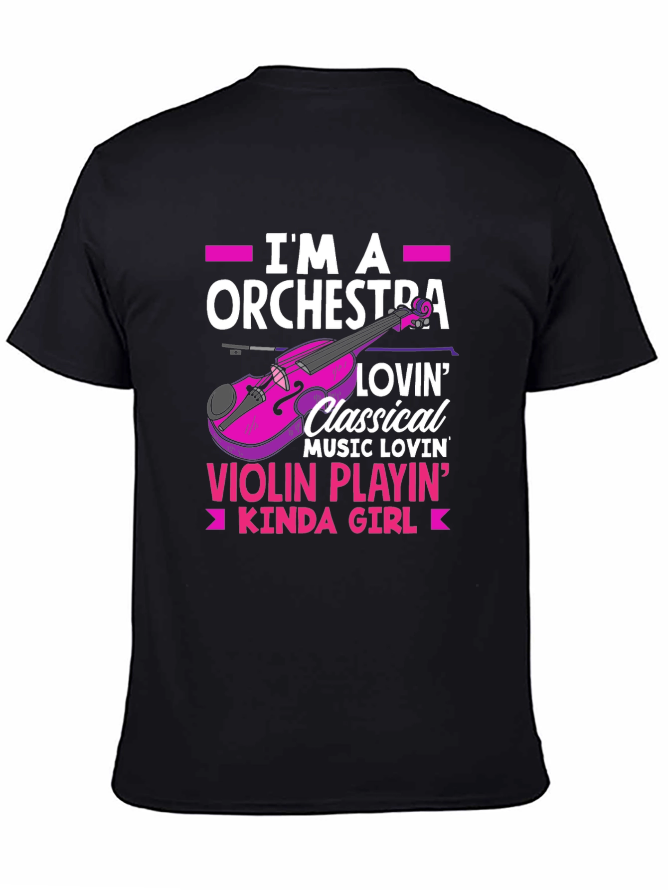 Orchestra Violin Playin Girl T-Shirt