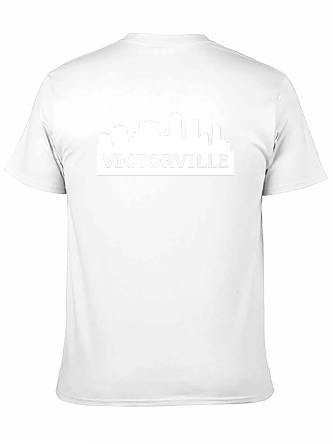 Victorville Skyline T-Shirt - Black Cotton Tee