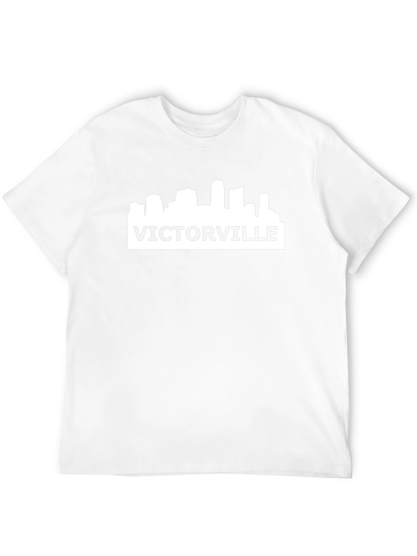 Victorville Skyline T-Shirt - Black Cotton Tee