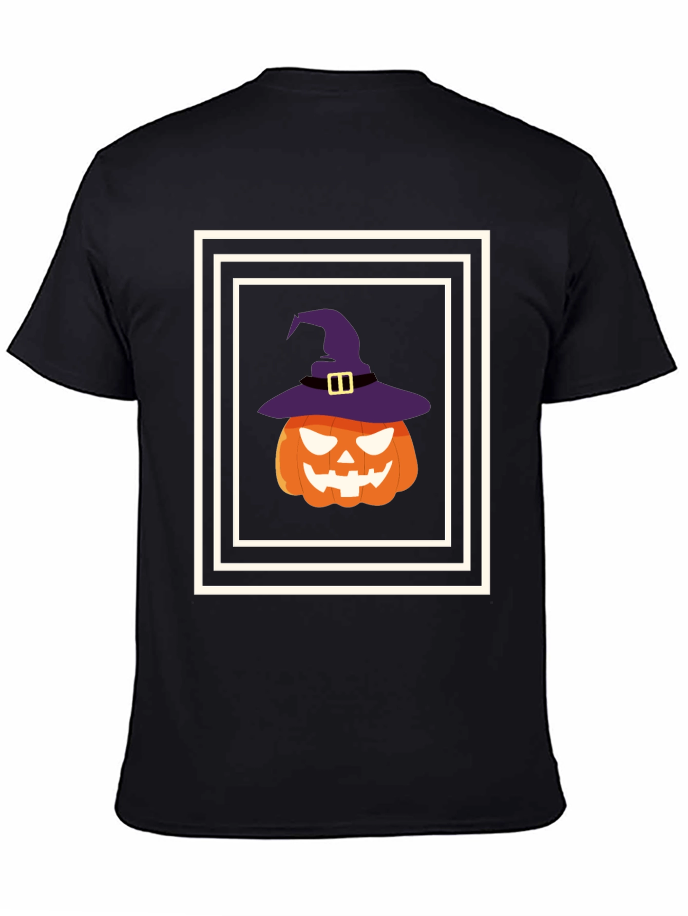 Halloween Pumpkin Witch Hat T-Shirt
