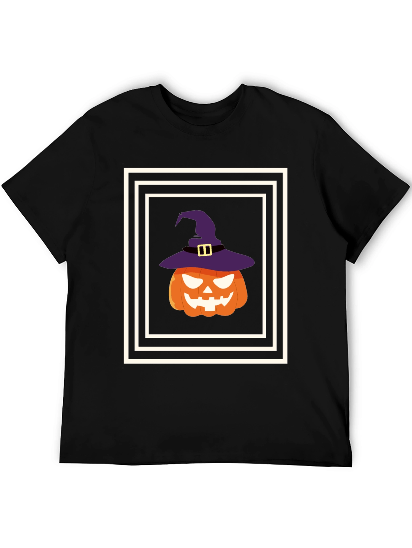 Halloween Pumpkin Witch Hat T-Shirt